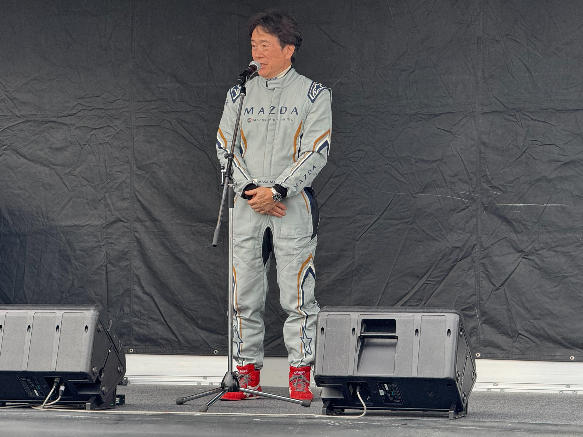 マツダの毛籠社長が12号車「人馬一体ロードスター」のドライバーとしてメディア4耐に参加