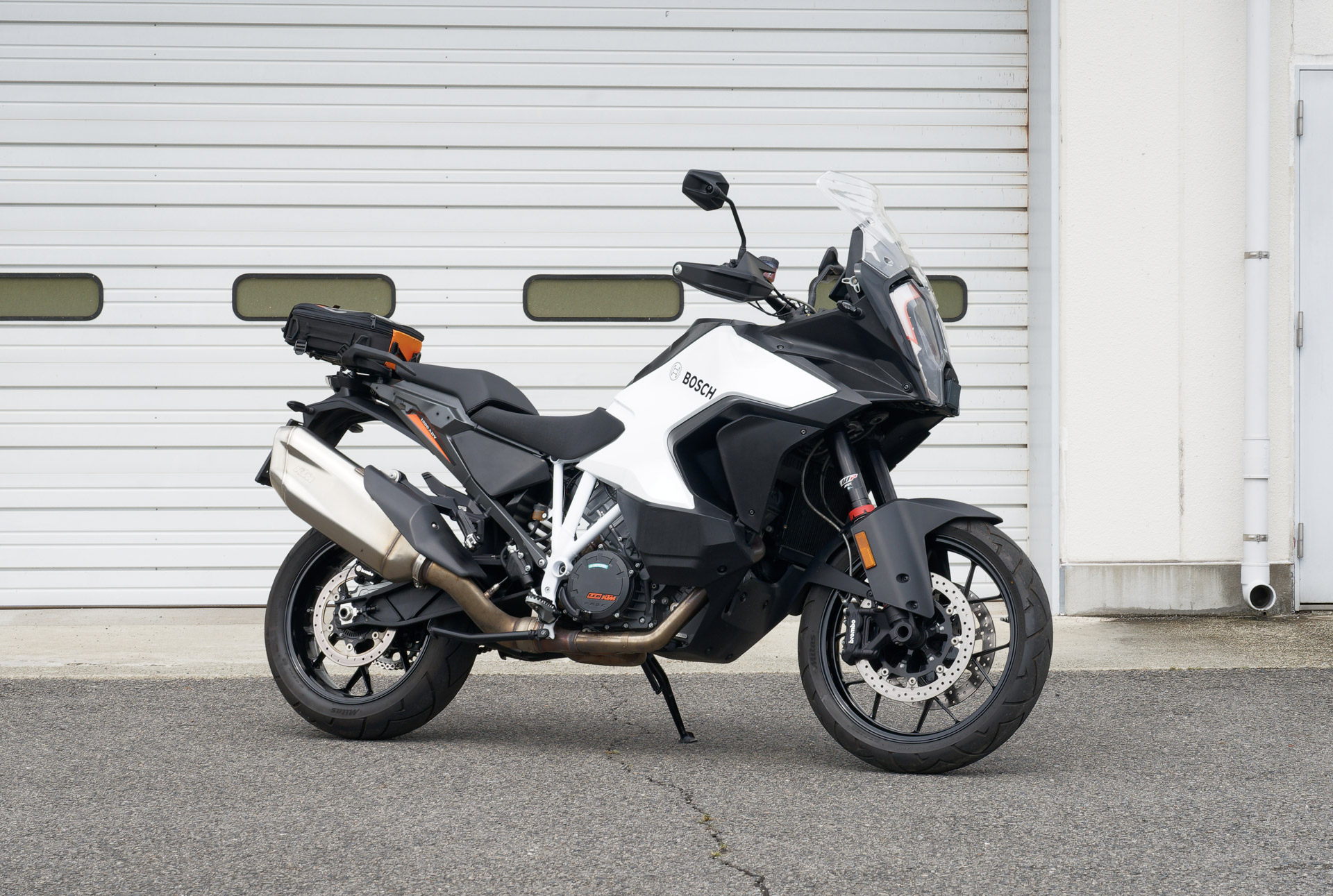 RDAなどの試乗用車両となっていたボッシュの開発バイク（市販車ベース）