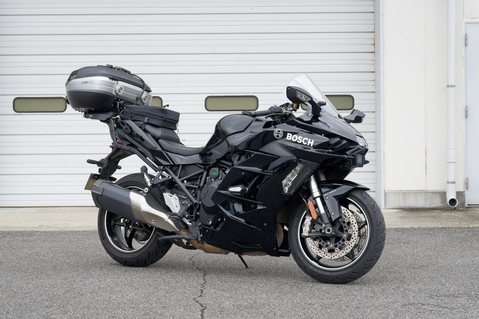 GRAの試乗用車両となっていたボッシュの開発バイク（市販車ベース）