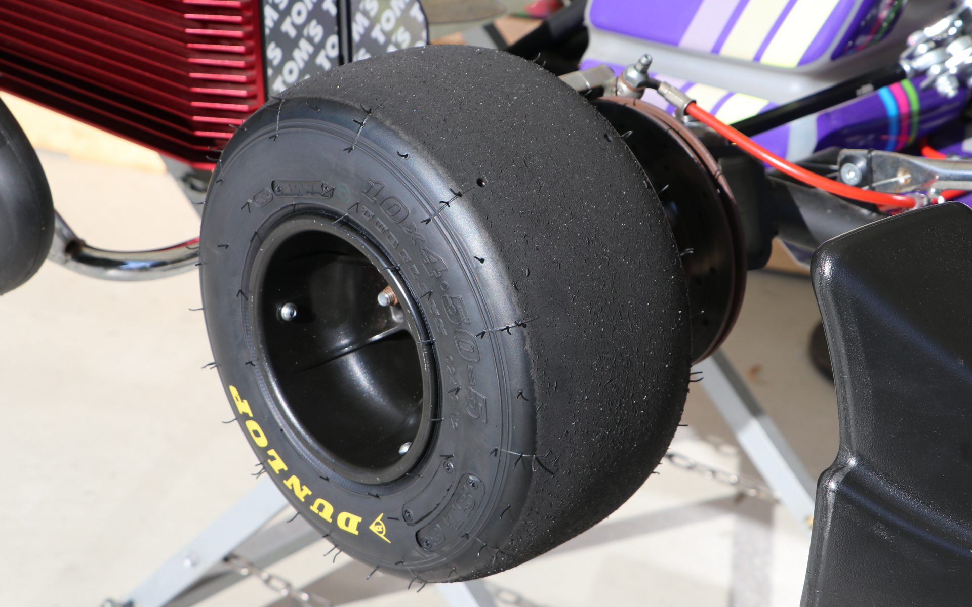 従来製法のタイヤ