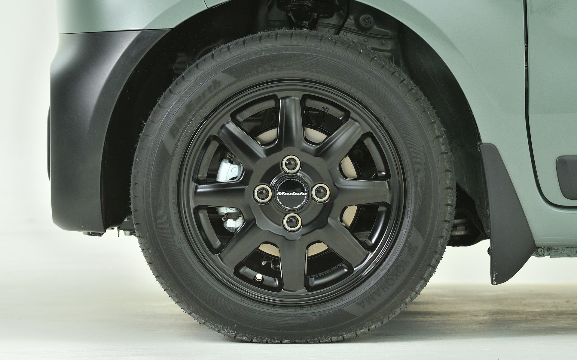 14インチアルミホイール「MS-024」（ステルスベルリナブラック塗装）、サイズ14インチ×4.5J価格1本2万9700円