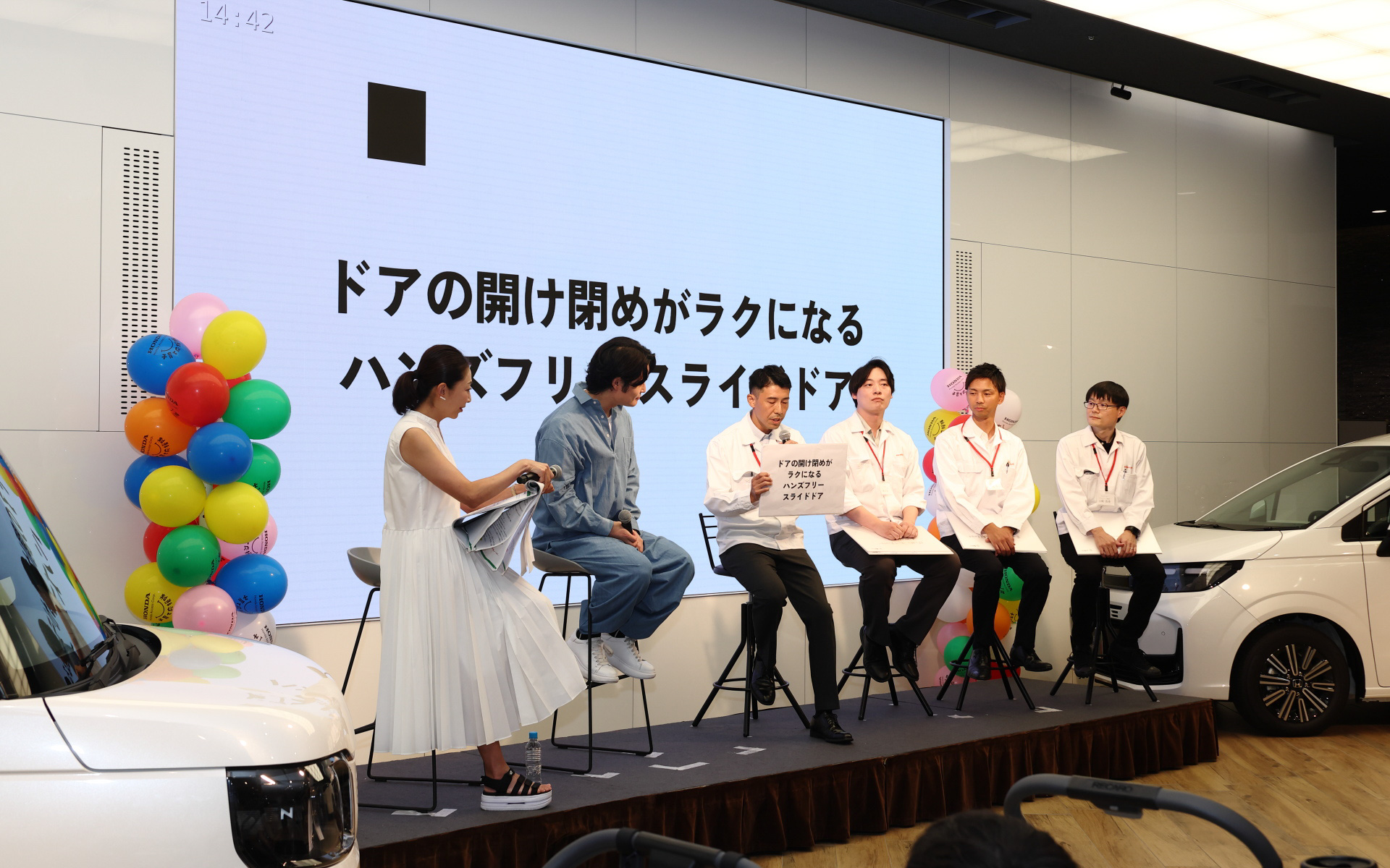 トークショーではホンダアクセスの開発者も登壇した