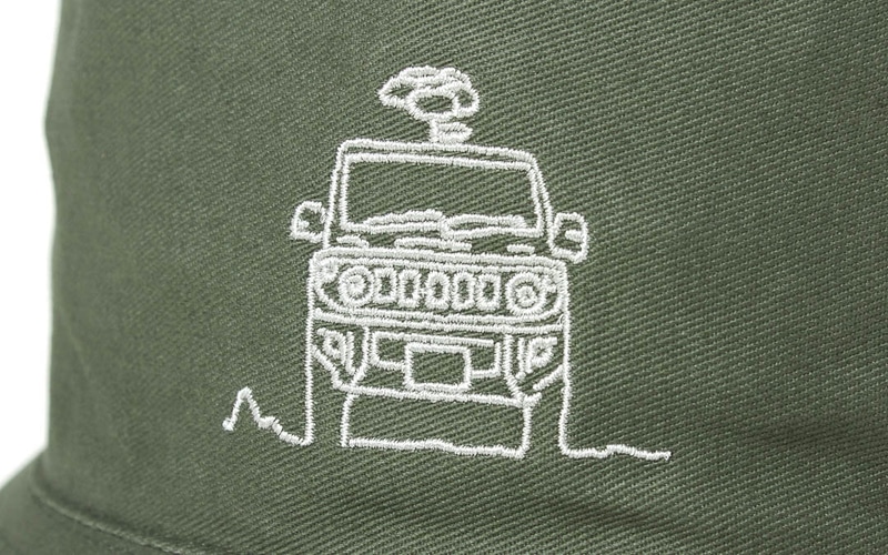 スズキ、「ジムニー」のイラスト入り「バケットハット」 公式ECサイト