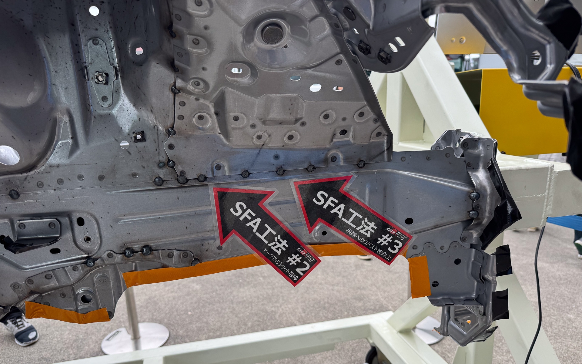 アーク溶接新技術「SFA」による溶接点