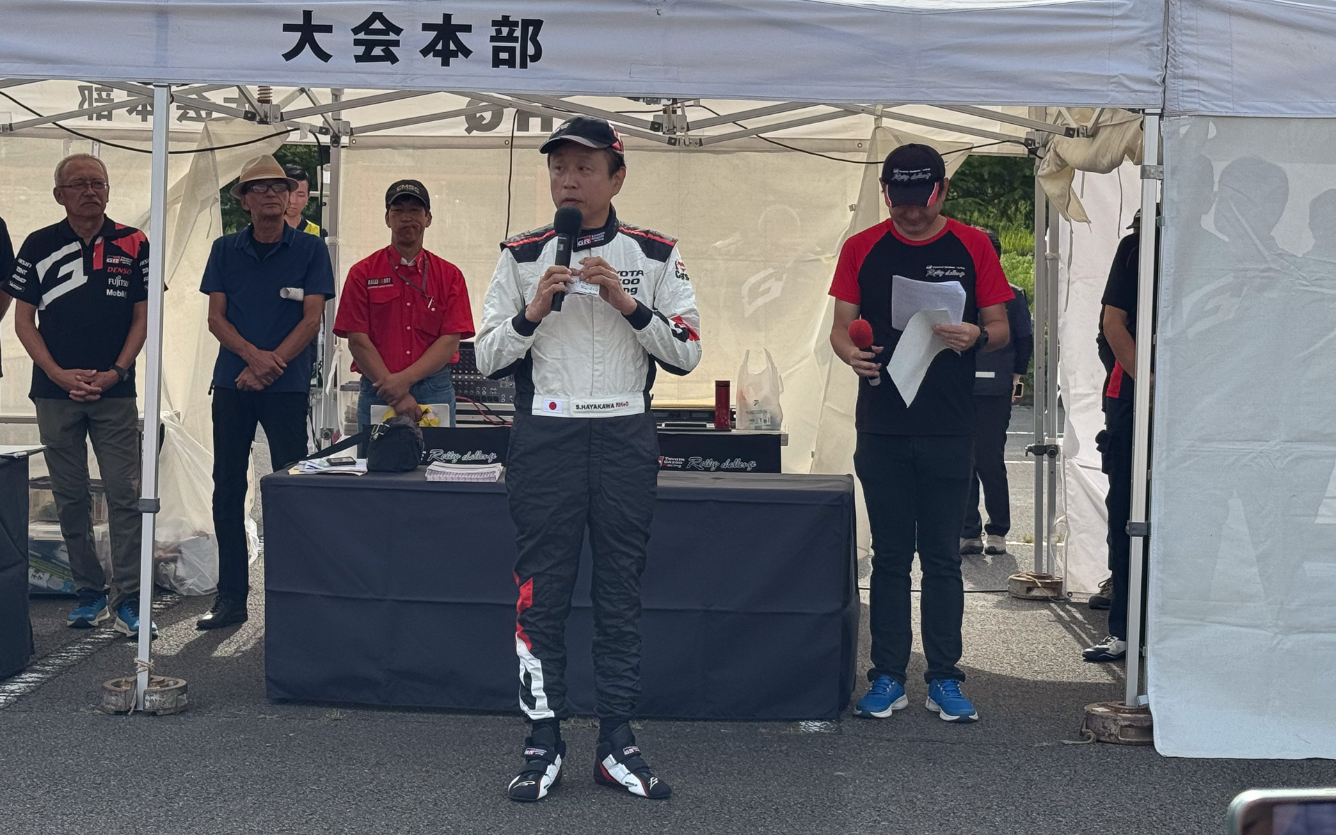 トヨタ自動車株式会社 代表取締役副会長 早川茂氏。GRヤリス 8速ATの開発ドライバーでもある