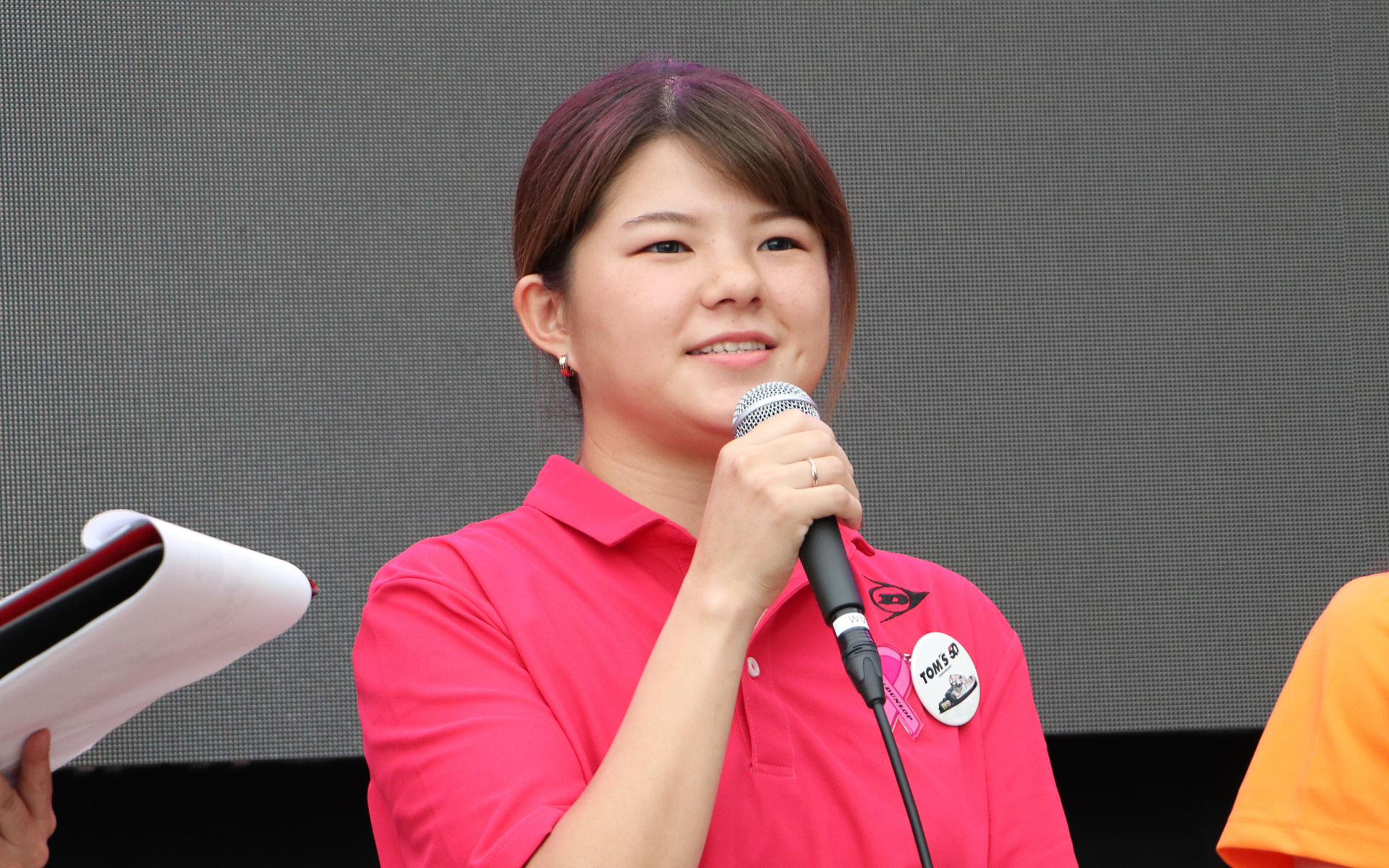 金本きれい選手