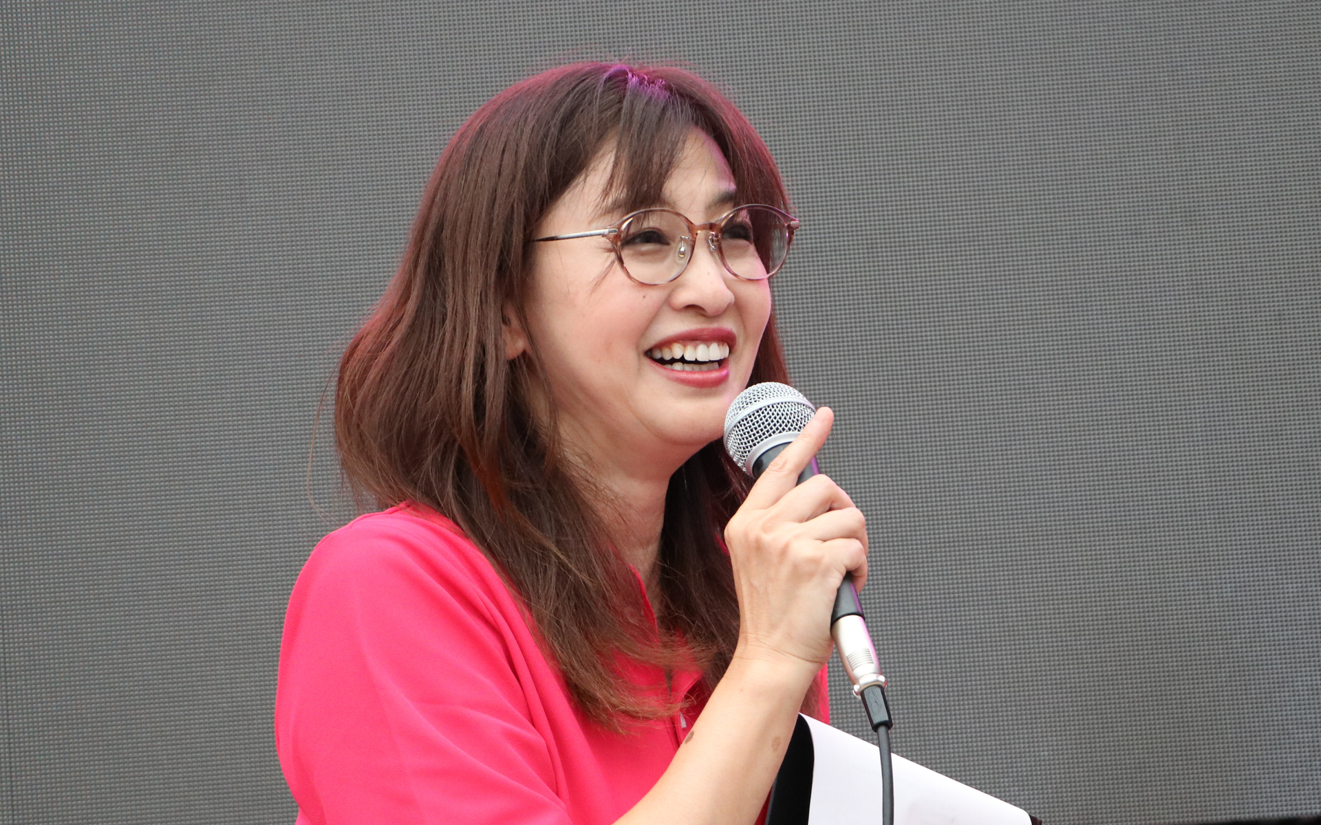 MCを務めた吉田由美さん