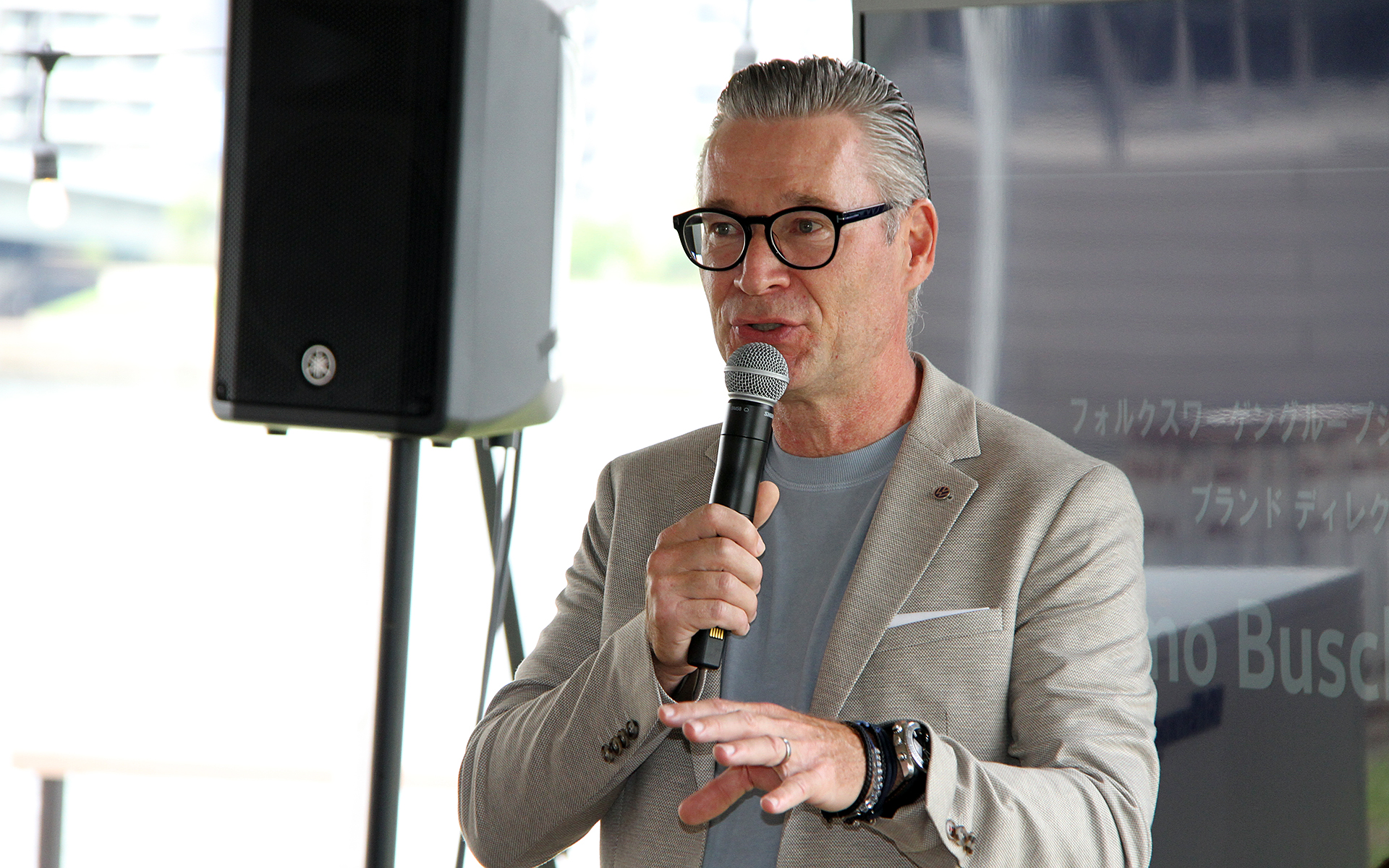 フォルクスワーゲン グループ ジャパン株式会社の新ブランドディレクターであるイモー・ブッシュマン氏