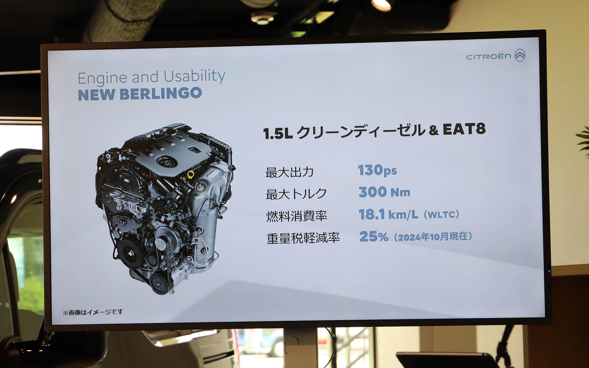 ベルランゴのエンジンについて