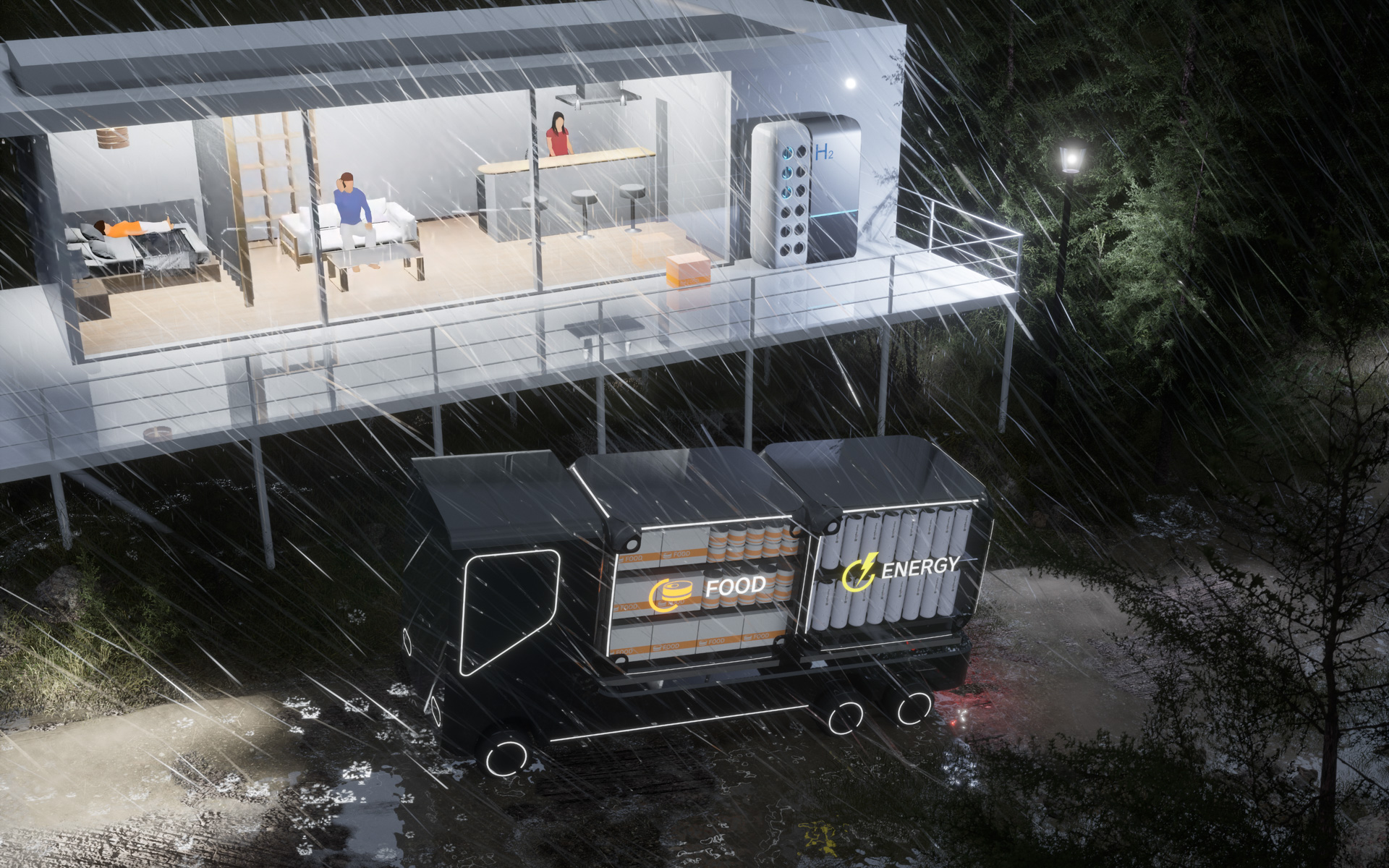 緊急時の活用への使用事例