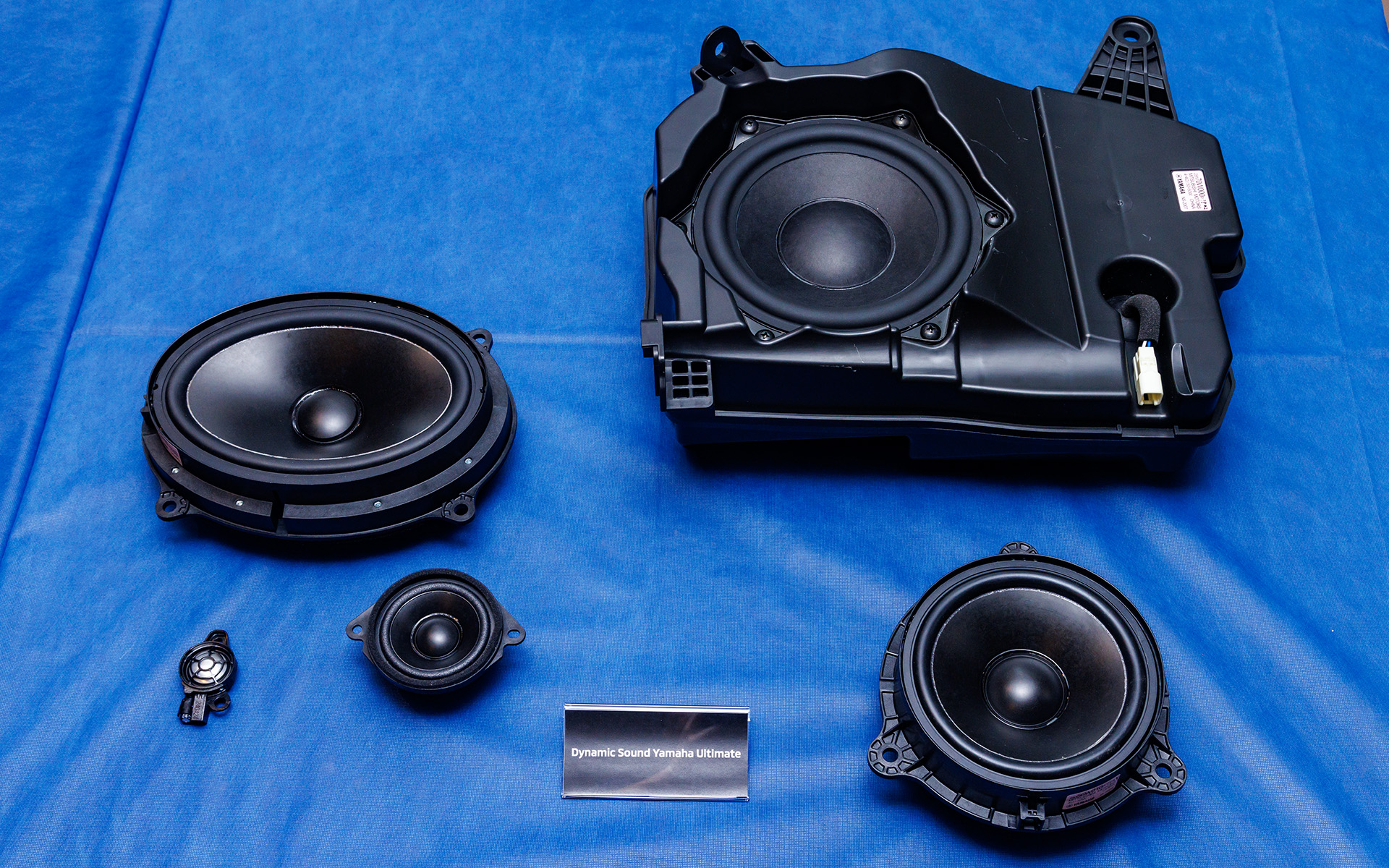 Dynamic Sound Yamaha Ultimateで使用されるスピーカー