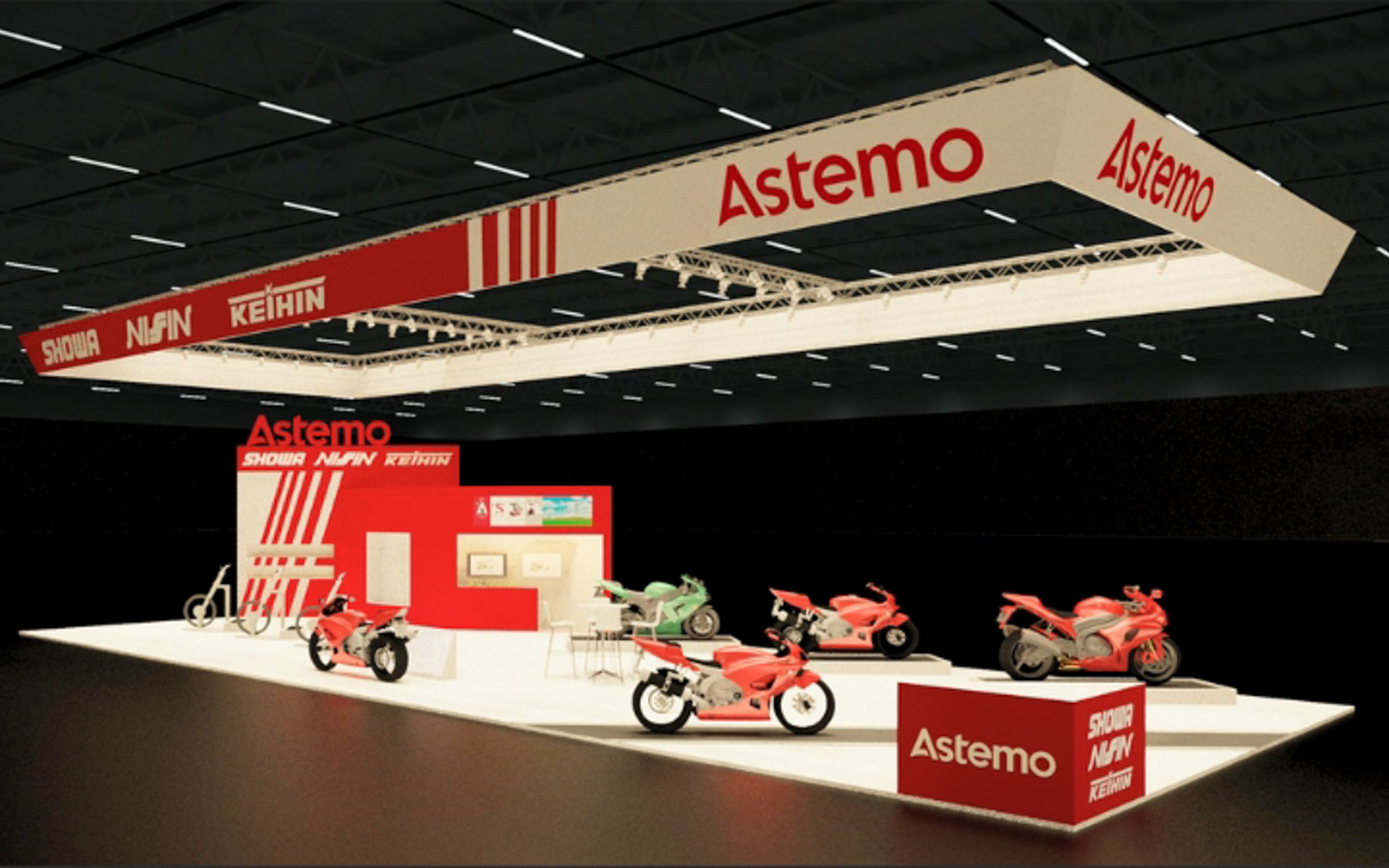 日立Astemoブースの外観イメージ