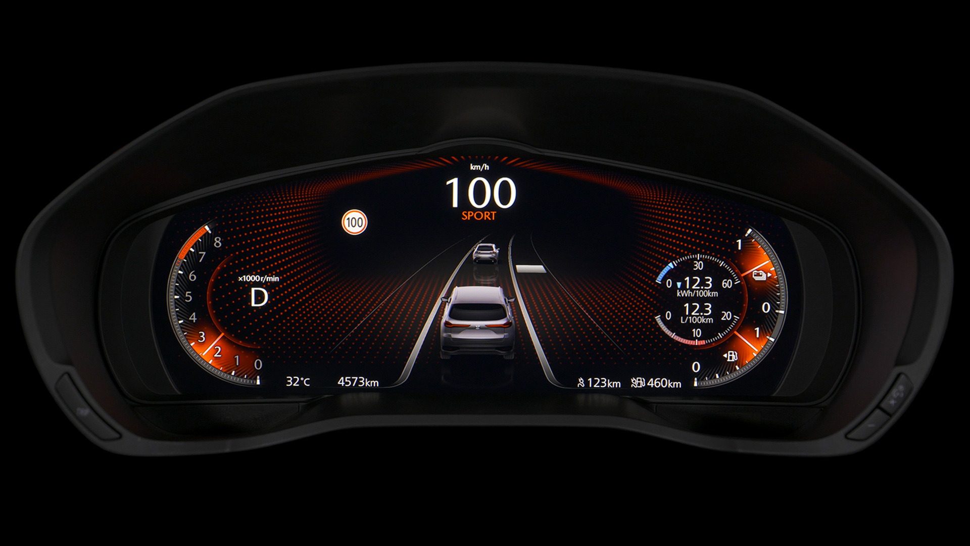 運転支援システム情報画面