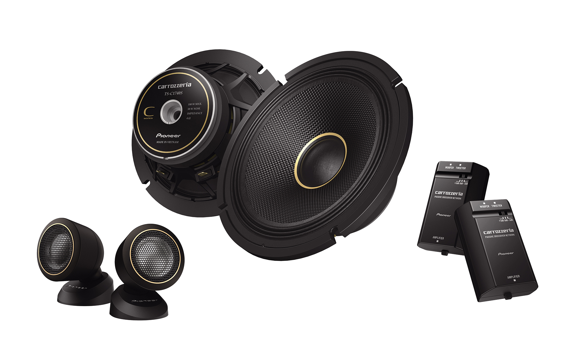 カスタムフィットスピーカー「Cシリーズ」の17cm セパレート2ウェイスピーカー「TS-C1740S」