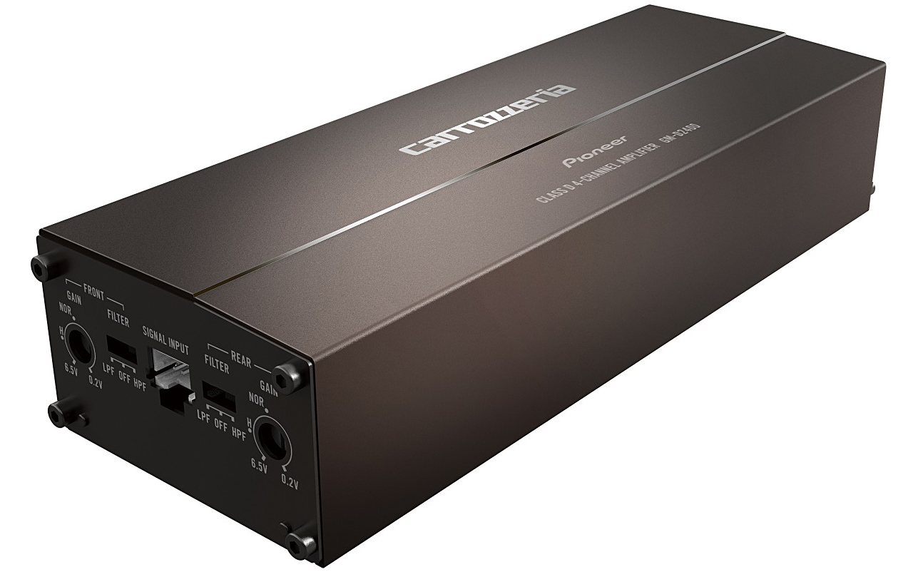 100 W×4・ブリッジャブルパワーアンプ「GM-D2400」