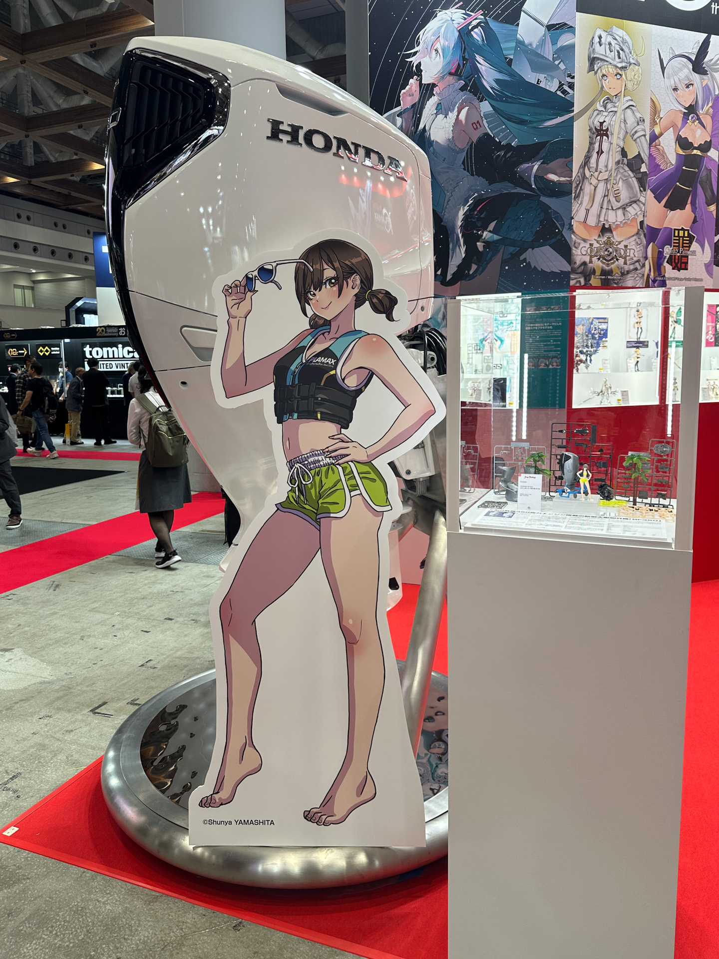 本田技研工業の船外機「BF350」の実物が登場