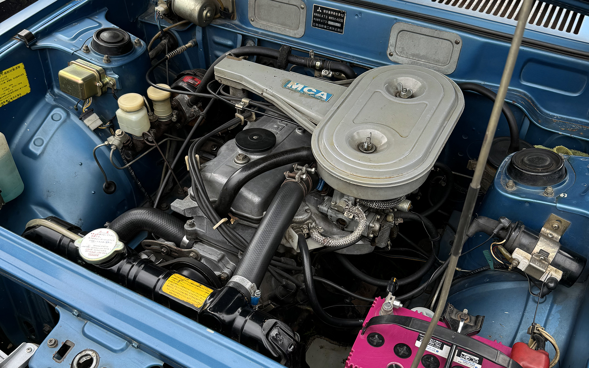 とても1970年代のクルマとは思えないきれいさ