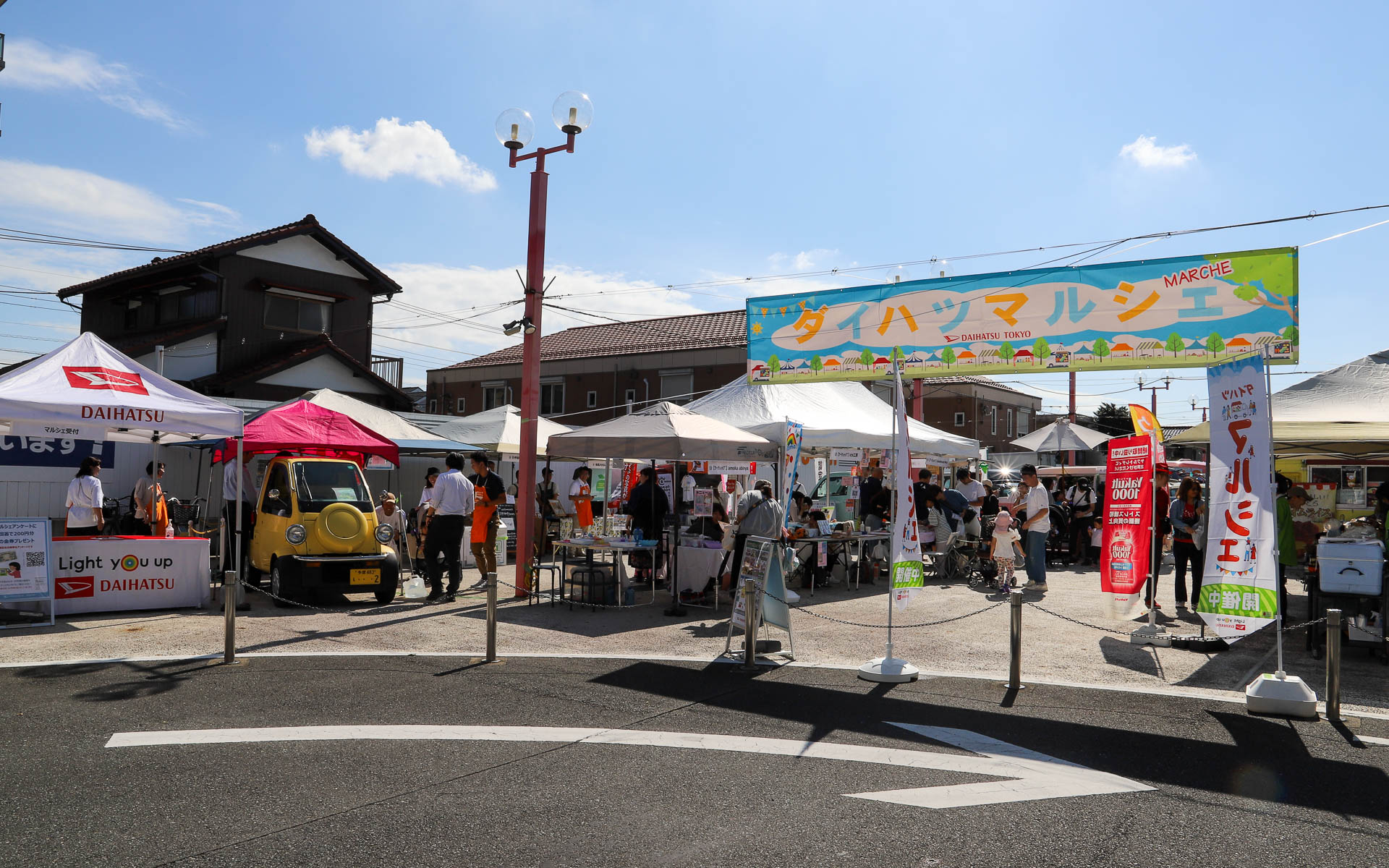 ダイハツ東京販売 府中店（東京都府中市若松町）での「ダイハツマルシェ」は今回が2回目の開催