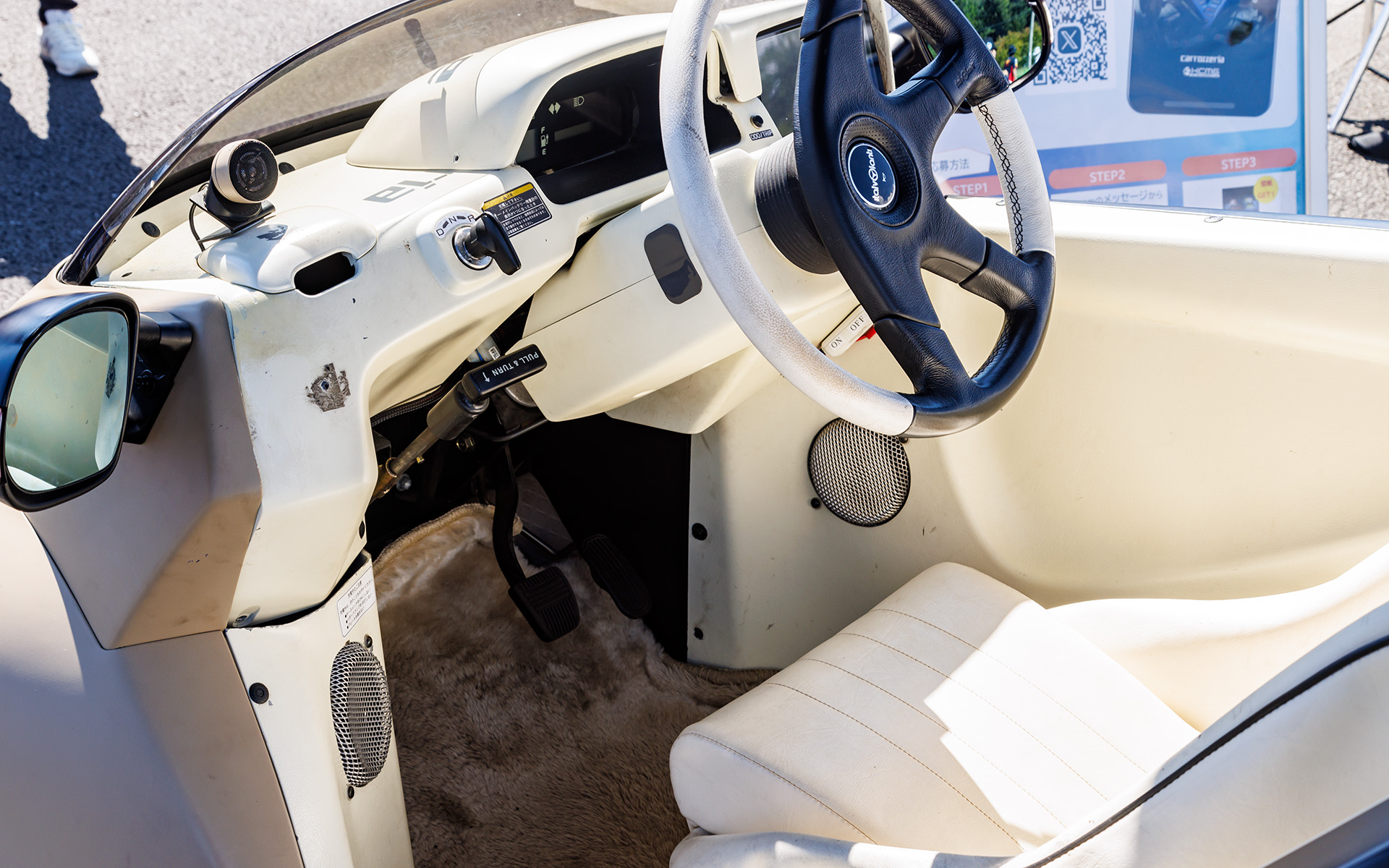 Qカーには可夢偉選手のアイデアでアドベンチャーシリーズを装着。こちらも視聴可能だった