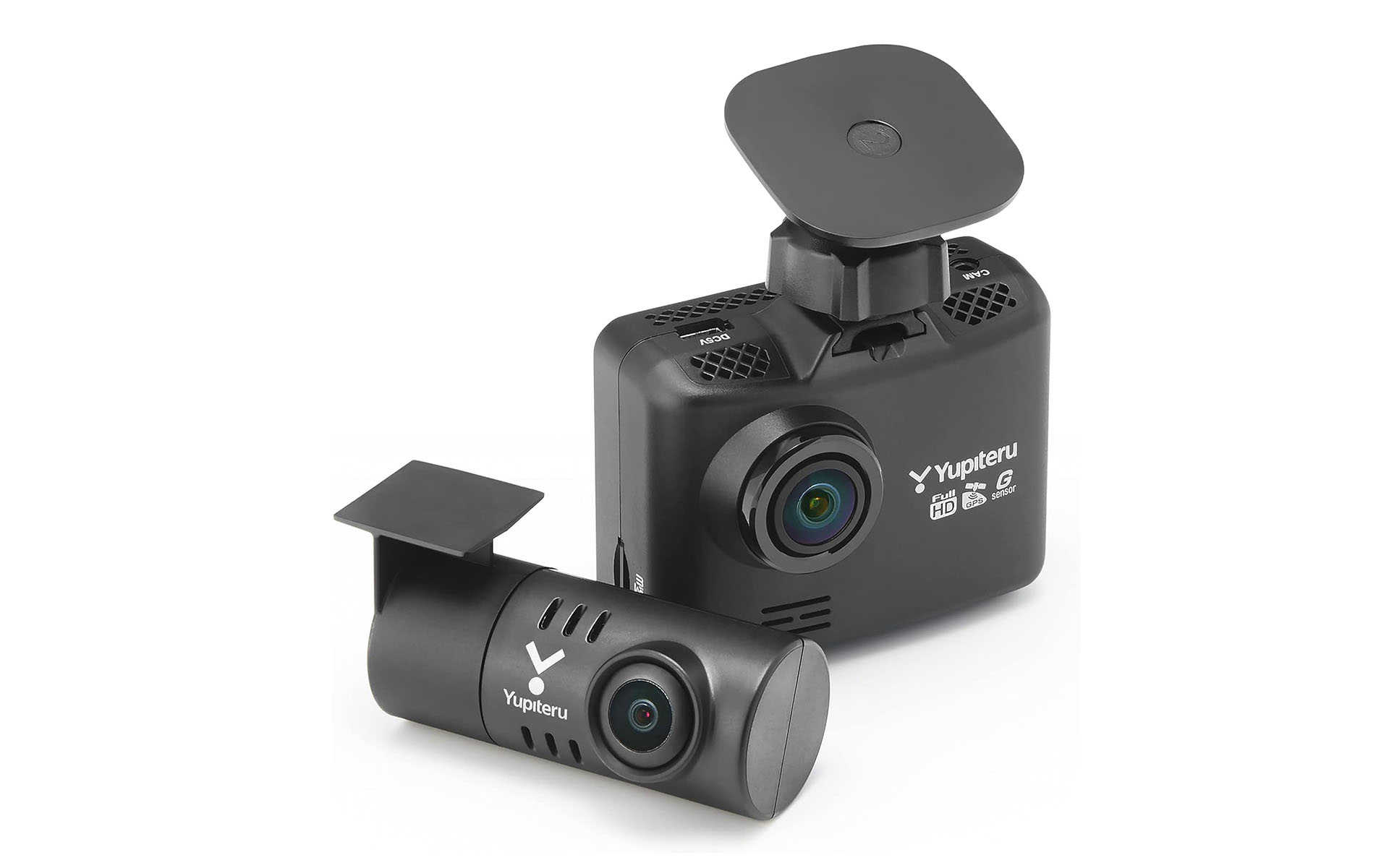 ユピテルの前後2カメラドライブレコーダー WDT510c