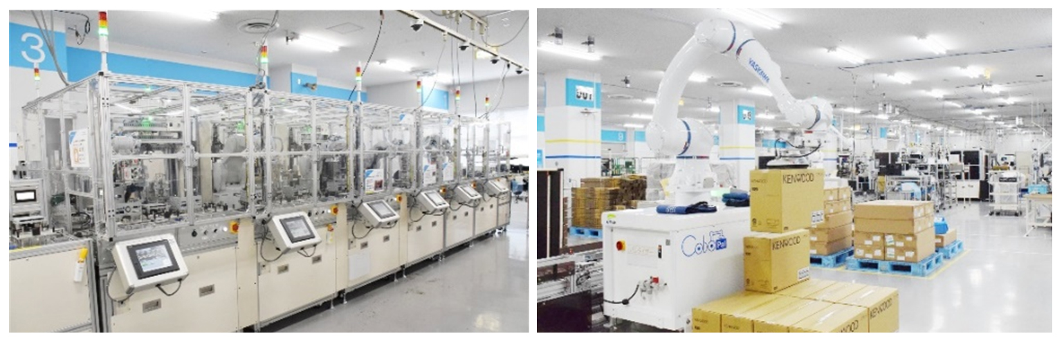 JVCケンウッド長野の自動化生産ライン