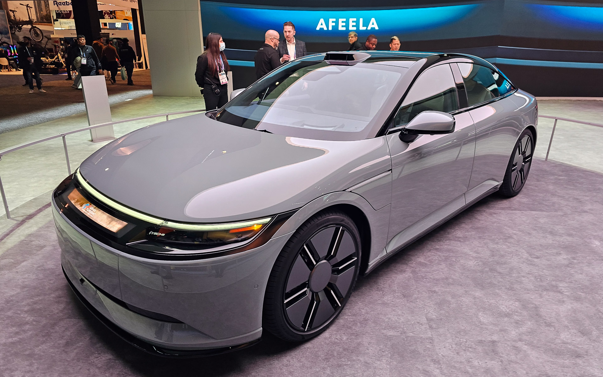 1月に開催されたCES 2024でソニー・ホンダモビリティが展示したAFEELAのプロトタイプ