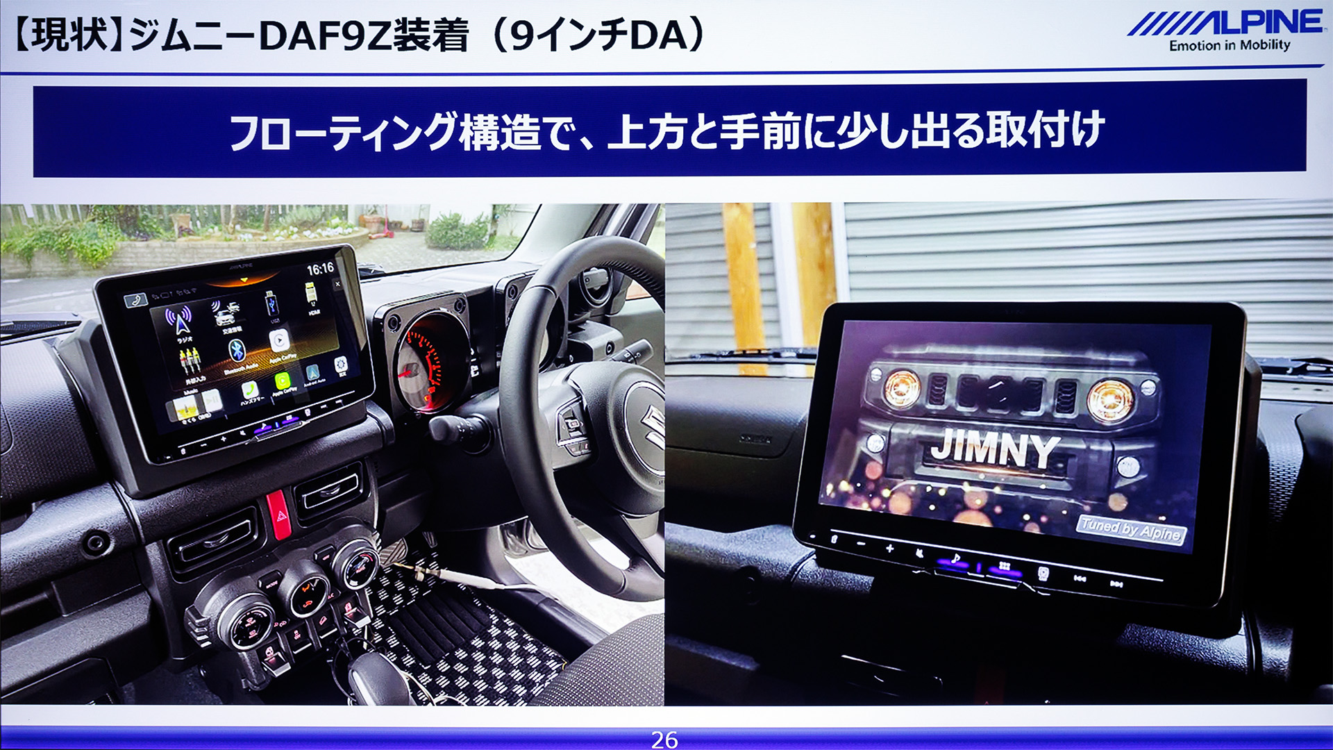 現状のディスプレイオーディオ