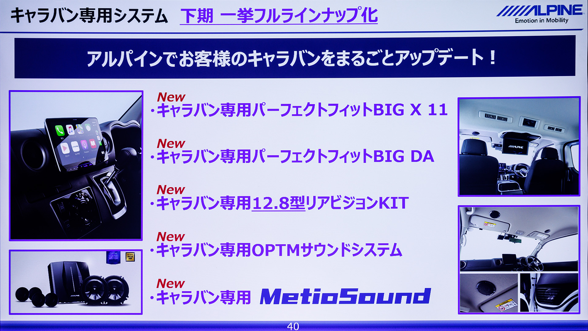 2024年下半期はキャラバン専用アイテムをフルラインアップ化