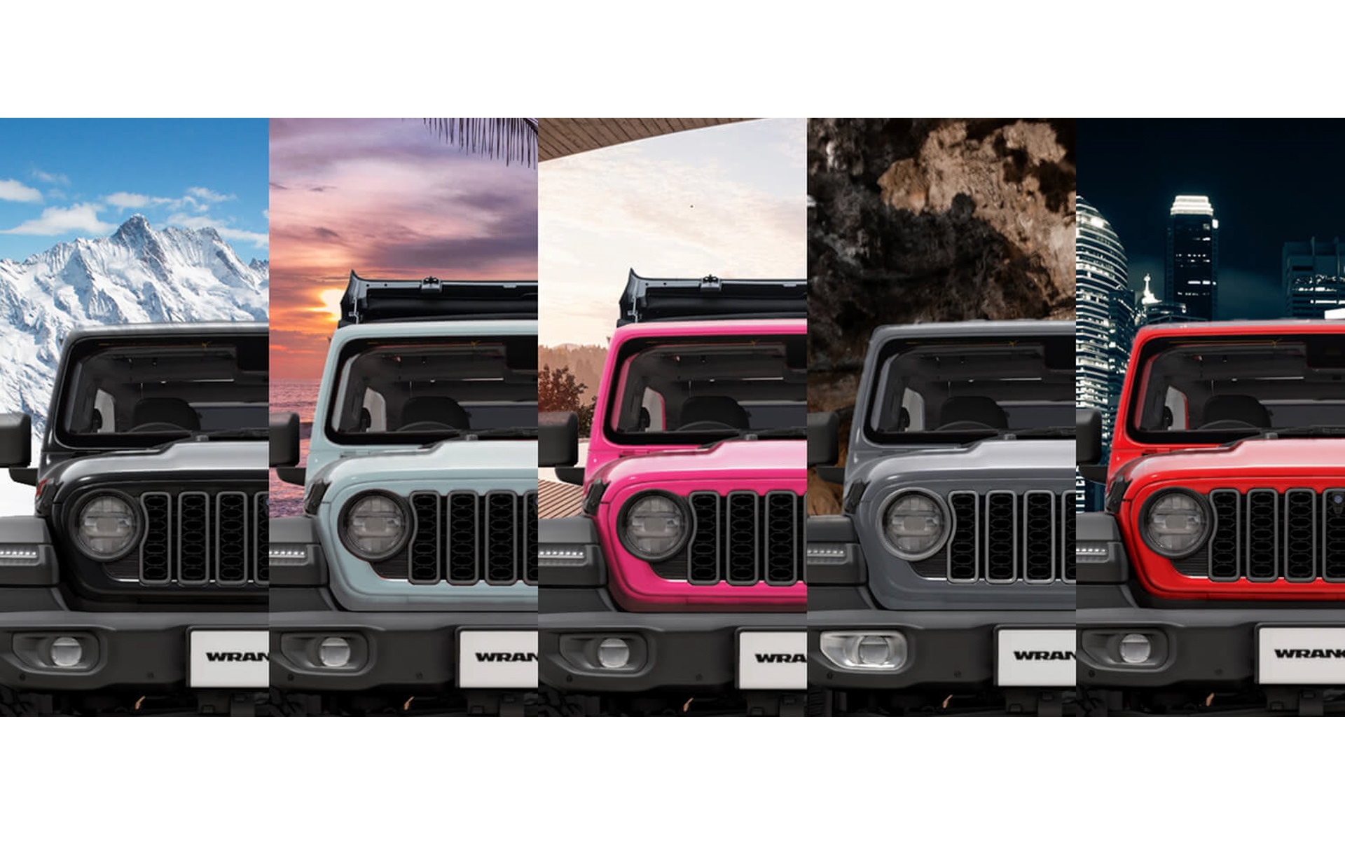 ジープは「ラングラー」のキャンペーンを実施している