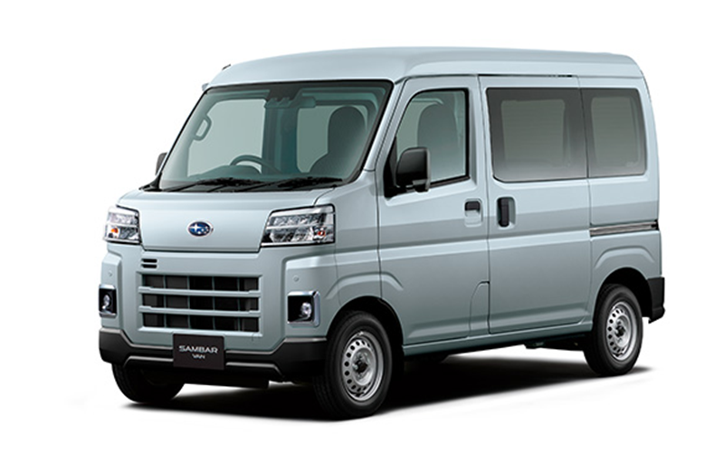 スバルはサンバーバンを一部改良した