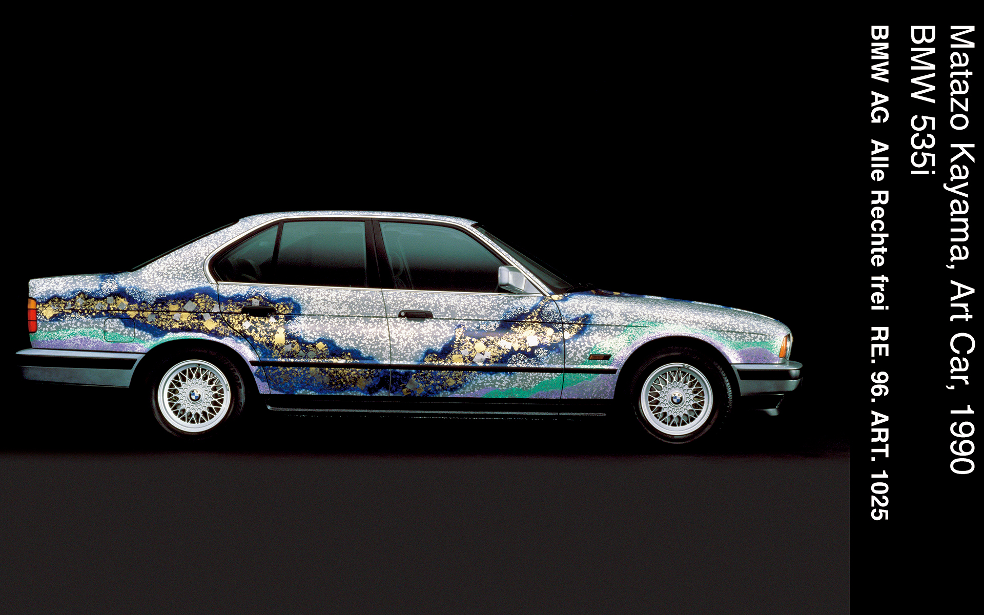 1990年に加山又造氏がデザインした「535i」の「BMWアート・カー」