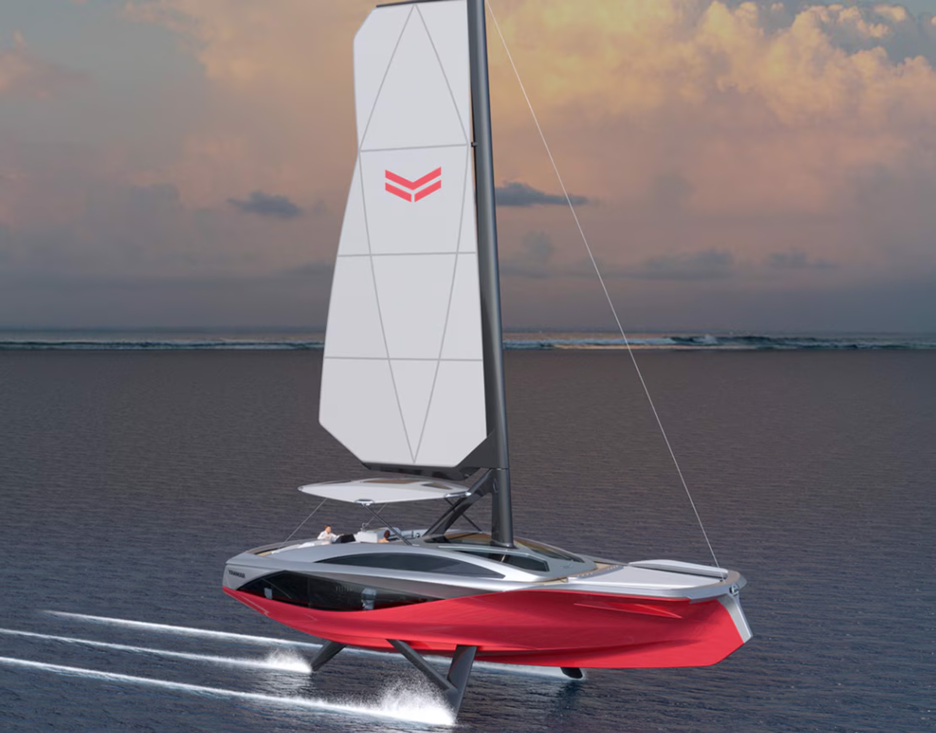 フォイリングセイルボートとして提案する「YPV-S」