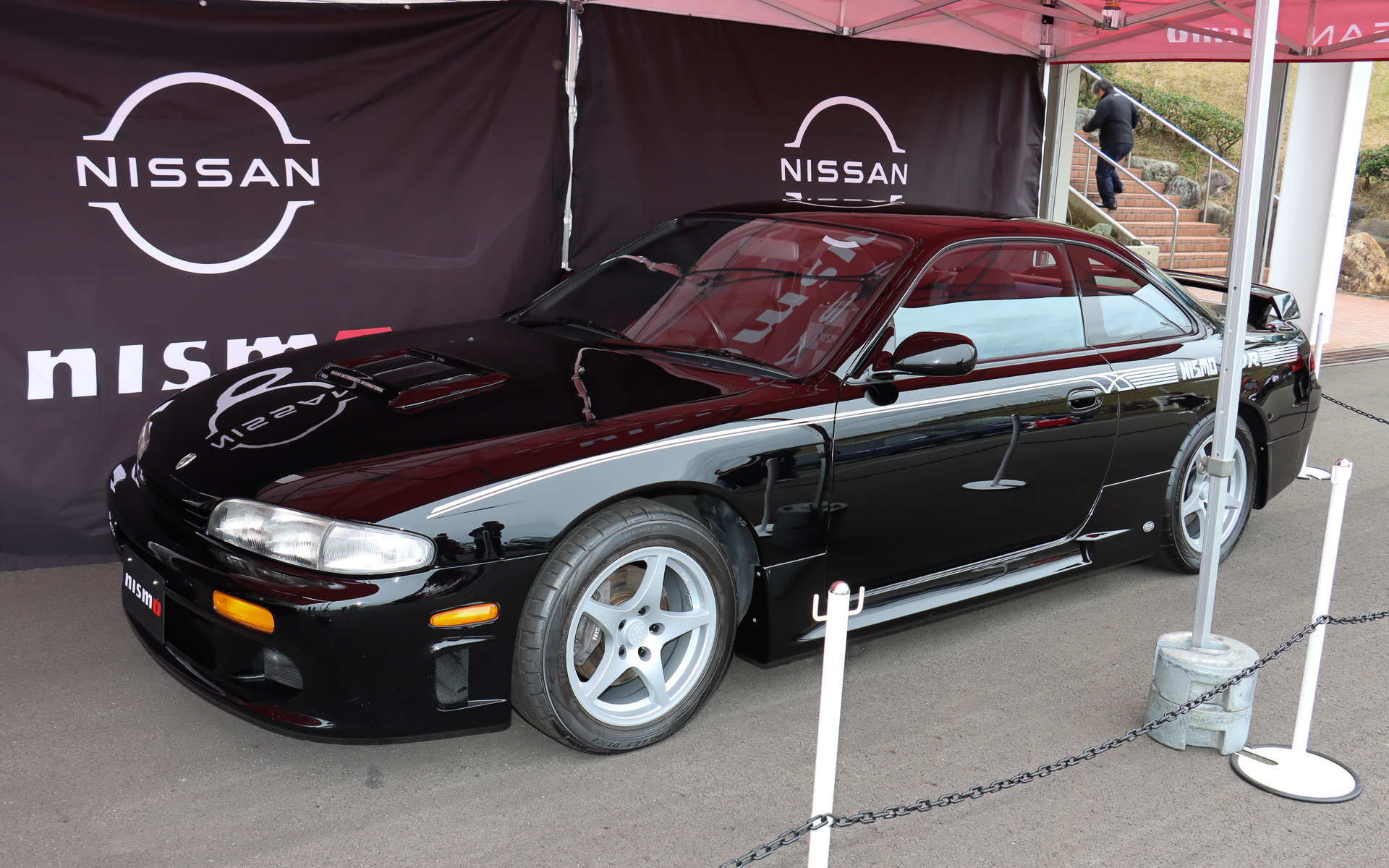 NISMOの誕生40周年を記念して展示された「NISMO 270R」