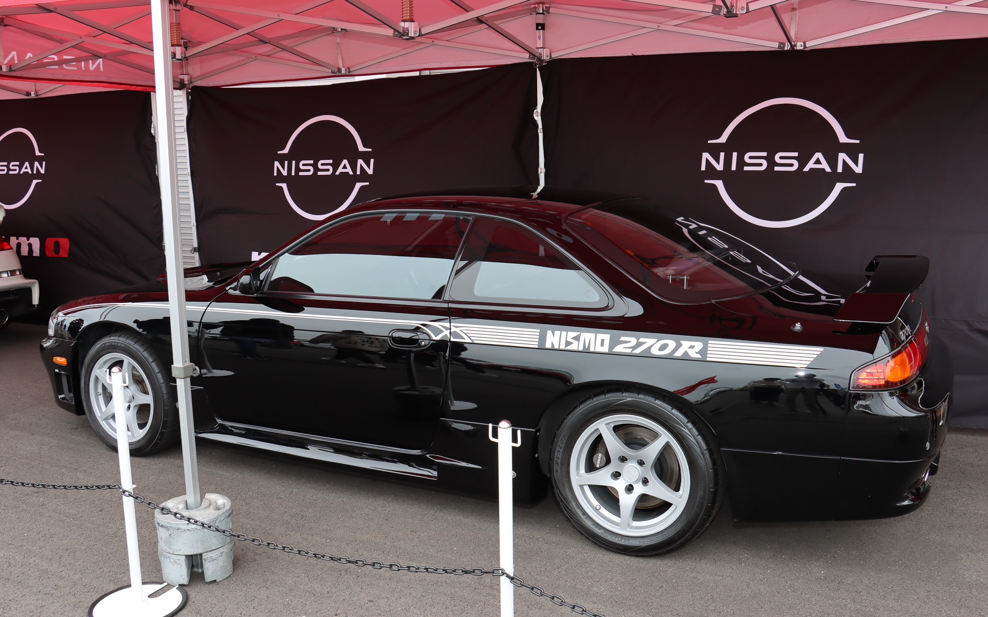 NISMOの誕生40周年を記念して展示された「NISMO 270R」