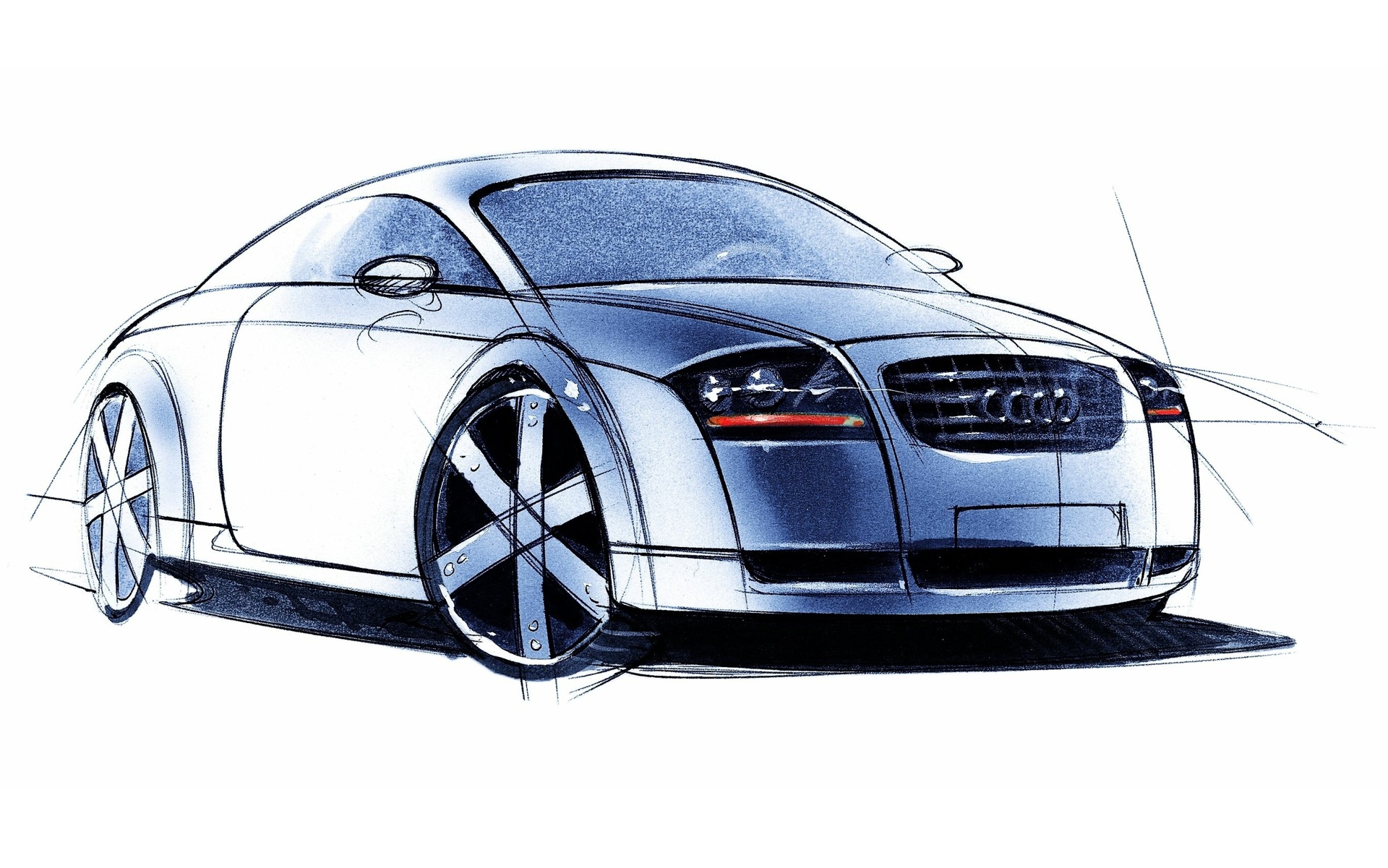 初代TTのデザインスケッチ