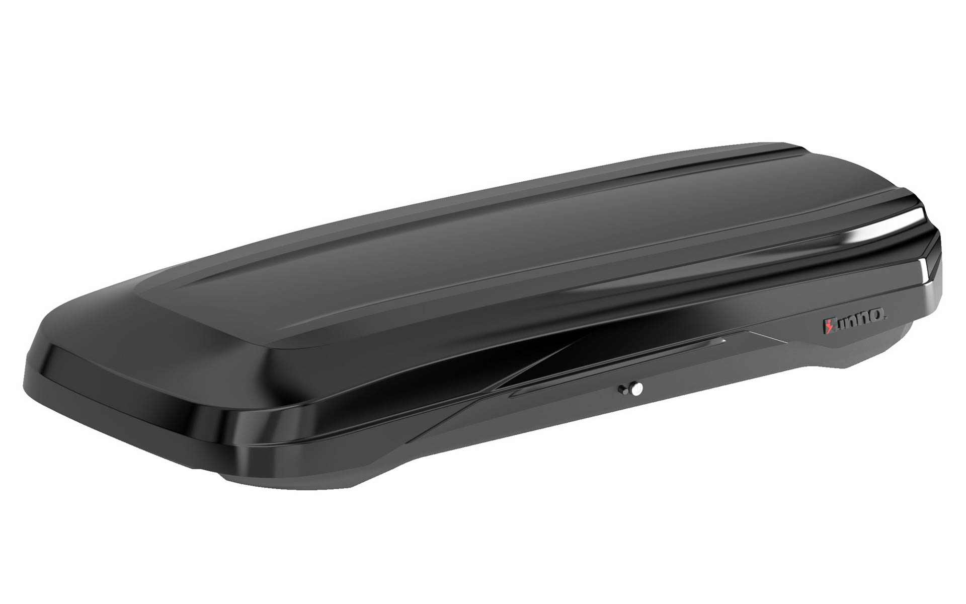 イノー ルーフボックス850（BRM850BK）。サイズは2050×980×320mm（全長×全幅×全高）で、容量は約400Lを確保。製品重量は22kg、最大積載量は75kg