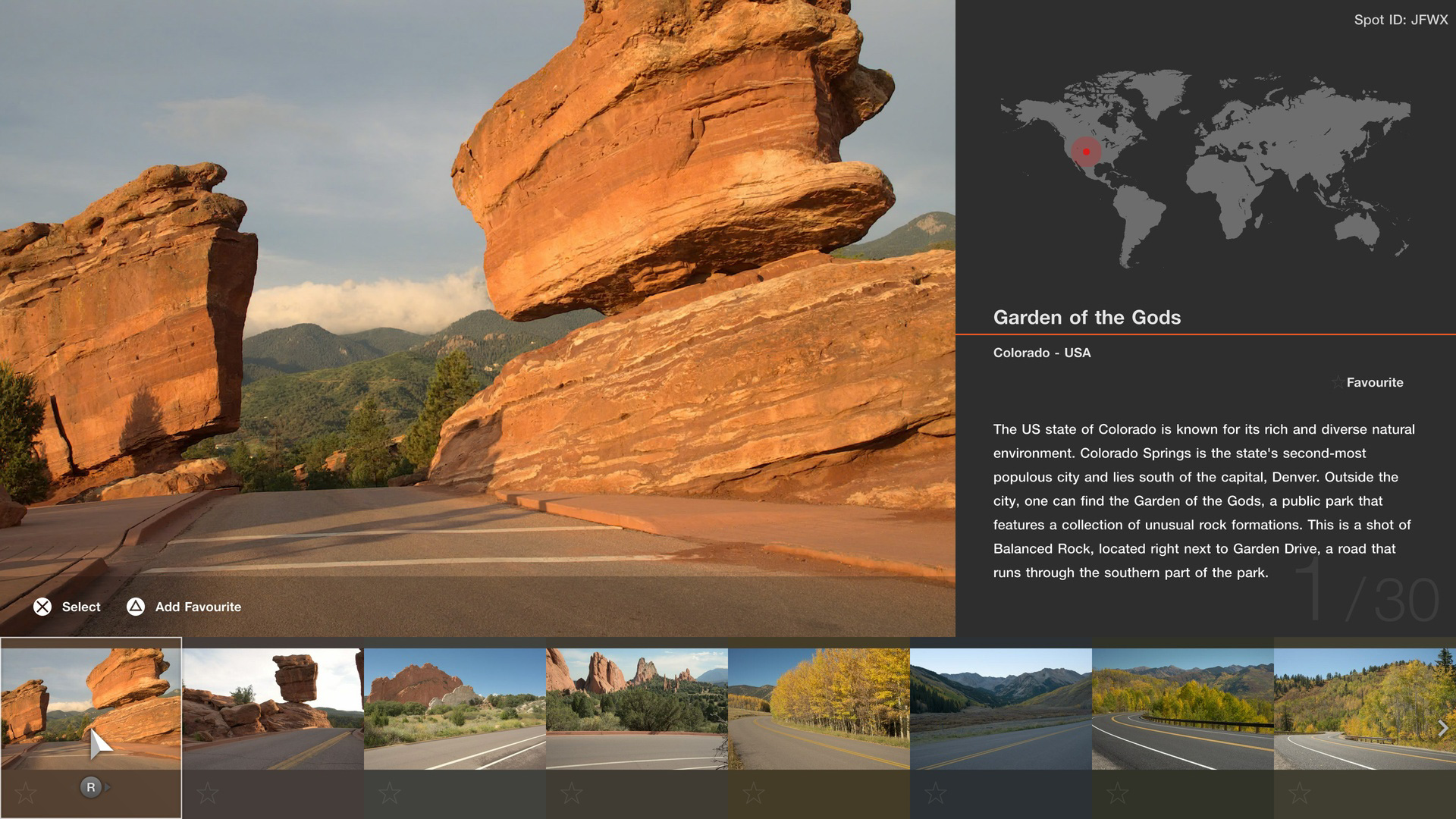 スケープスの特集に「コロラド」を追加