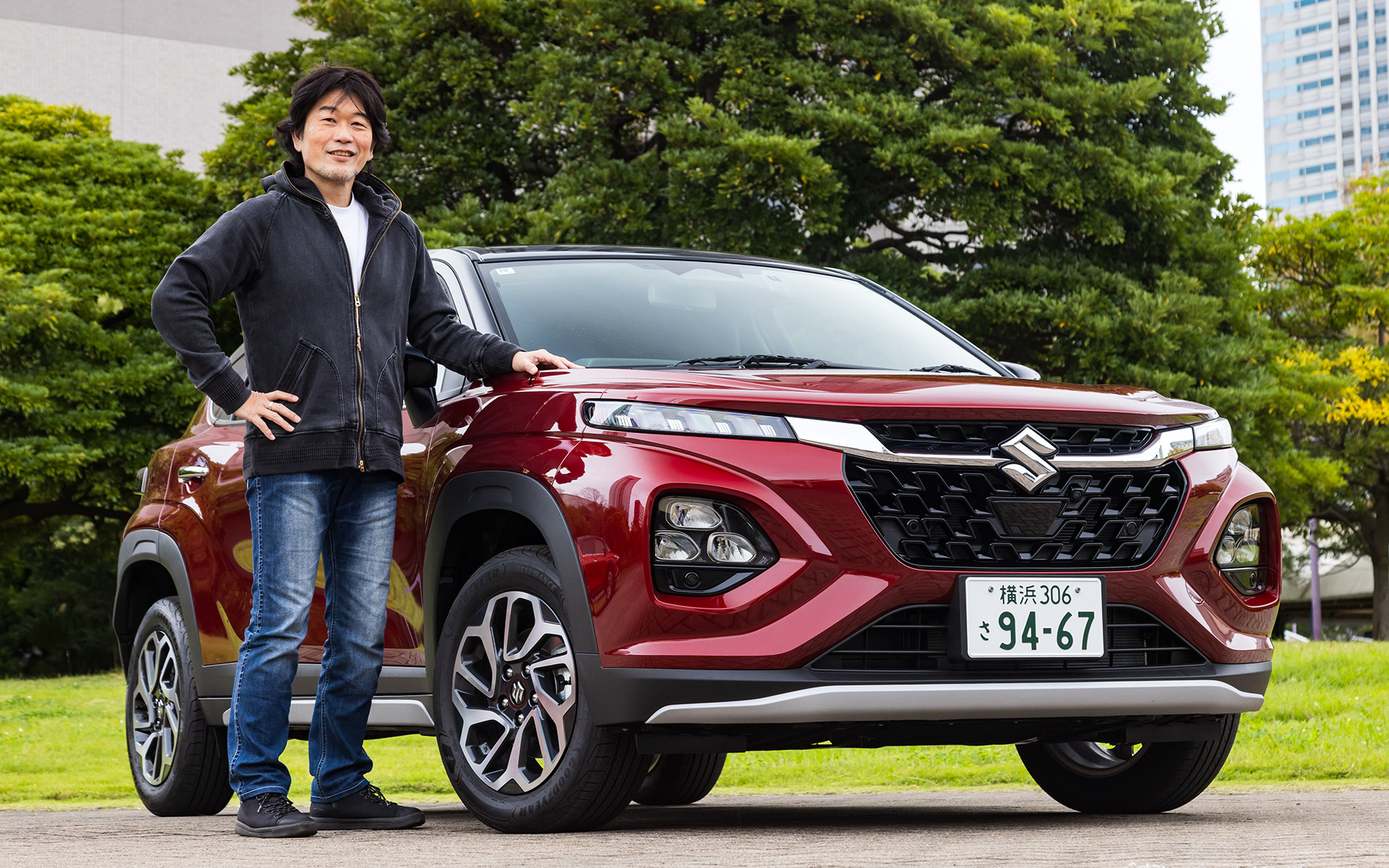 クローズドコースで試乗したフロンクスに、一般道で試乗