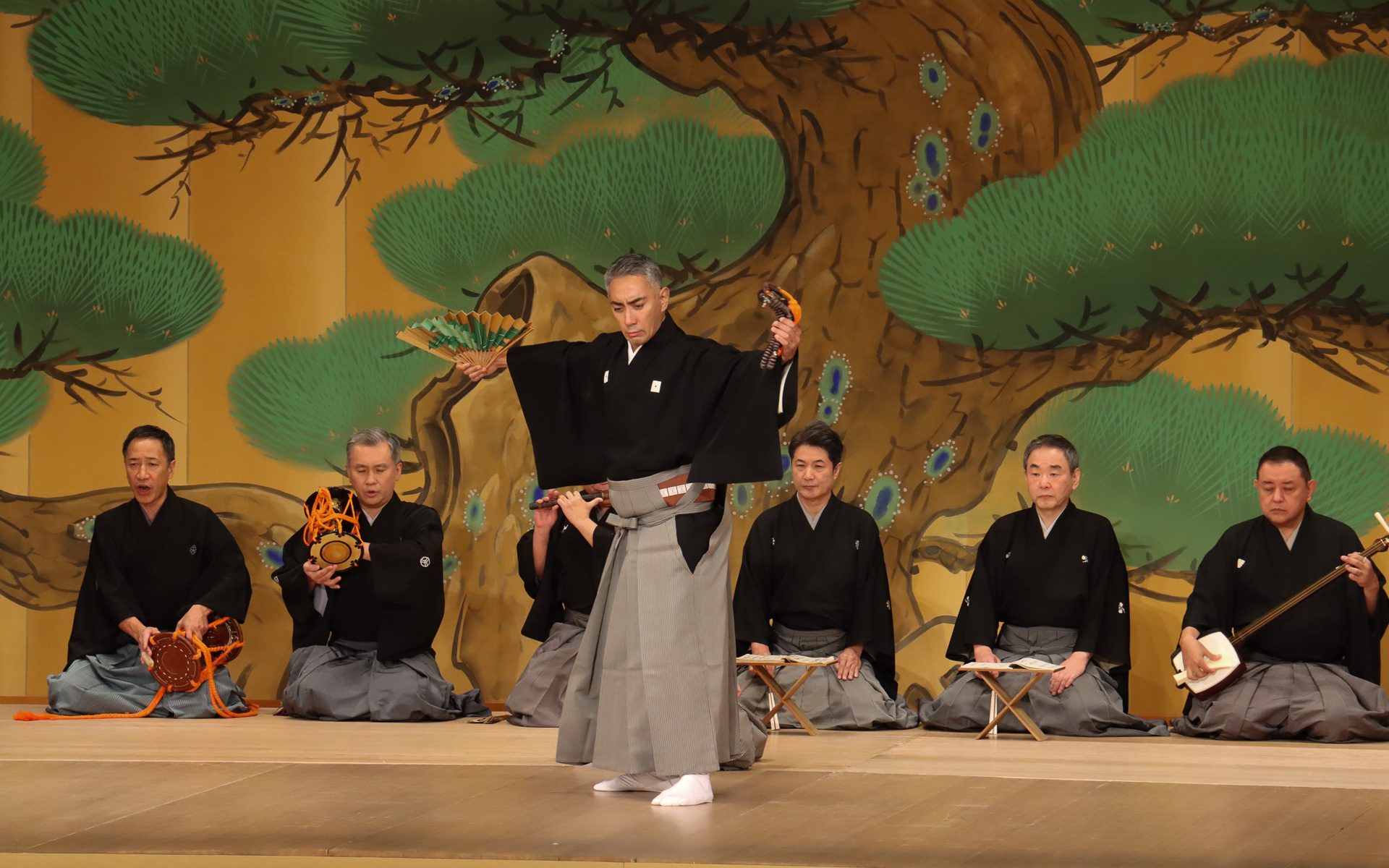 市川團十郎さんによる歌舞伎舞踊「延年之舞」