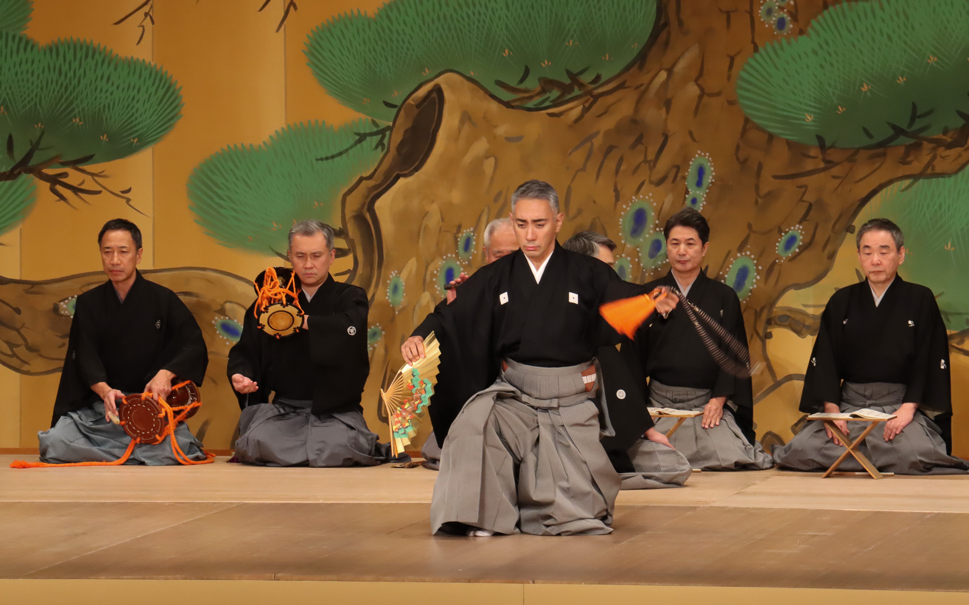 市川團十郎さんによる歌舞伎舞踊「延年之舞」