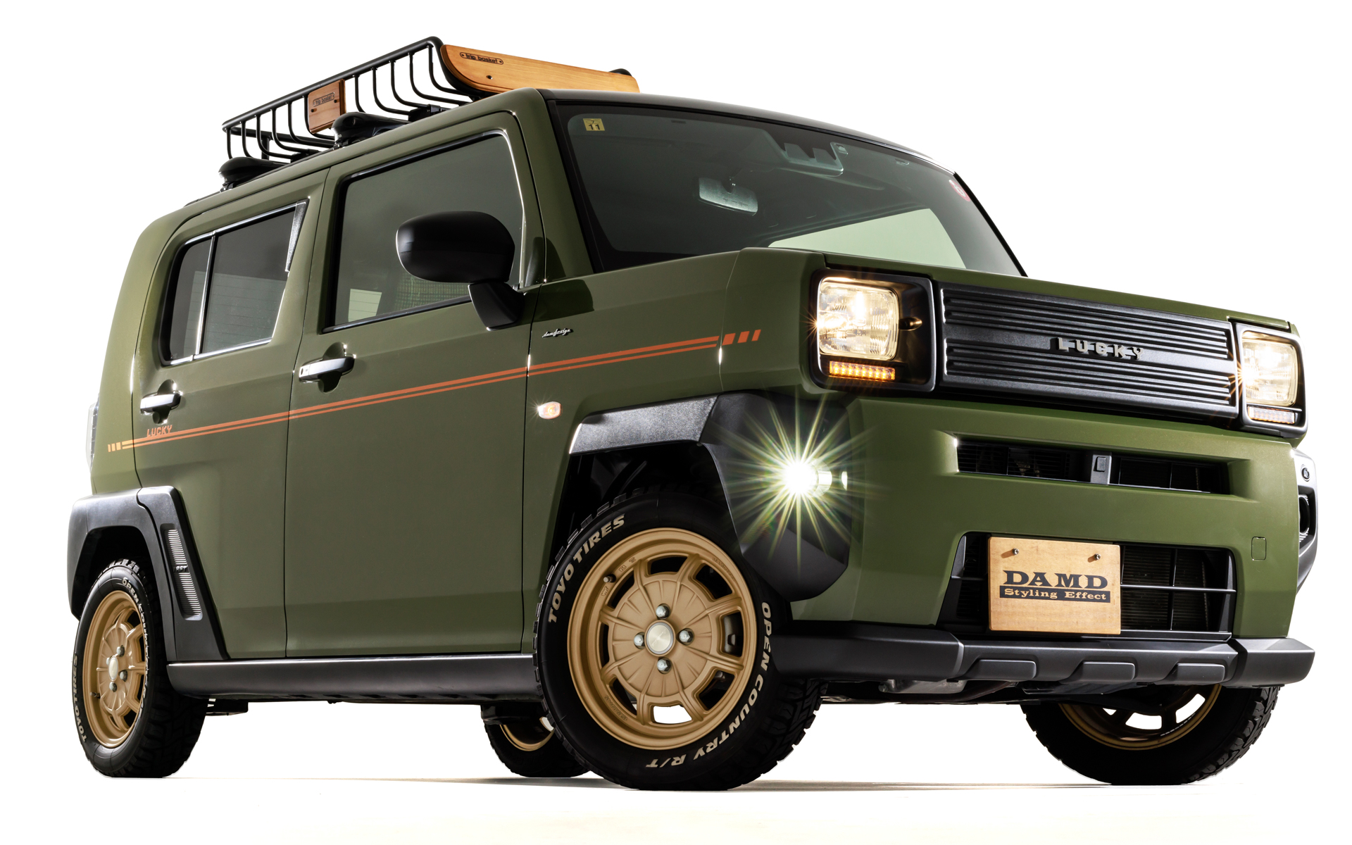 ダムドの新作ボディキット「TAFT LUCKY」装着イメージ