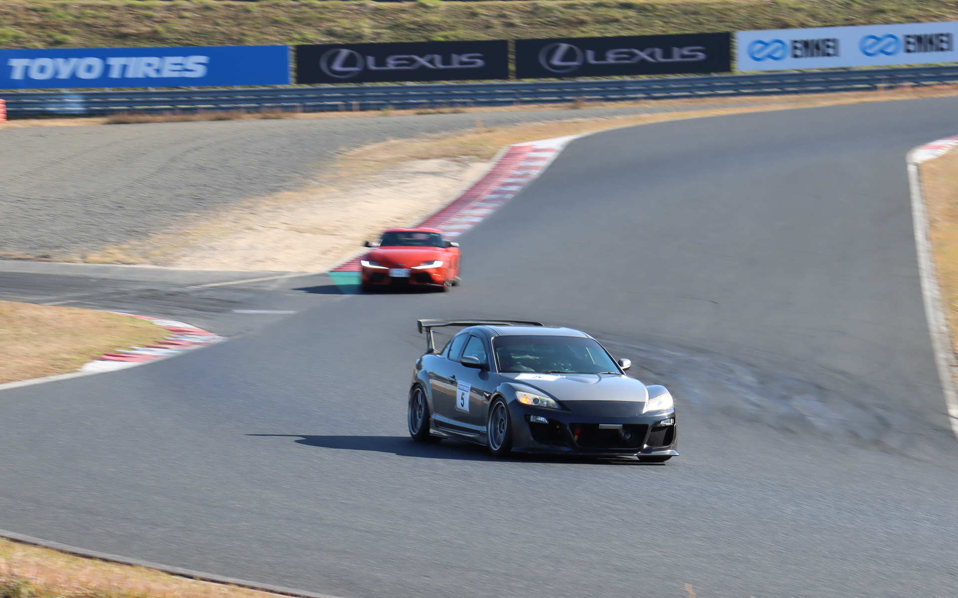 Aクラス（上級）参加者のコース走行シーン