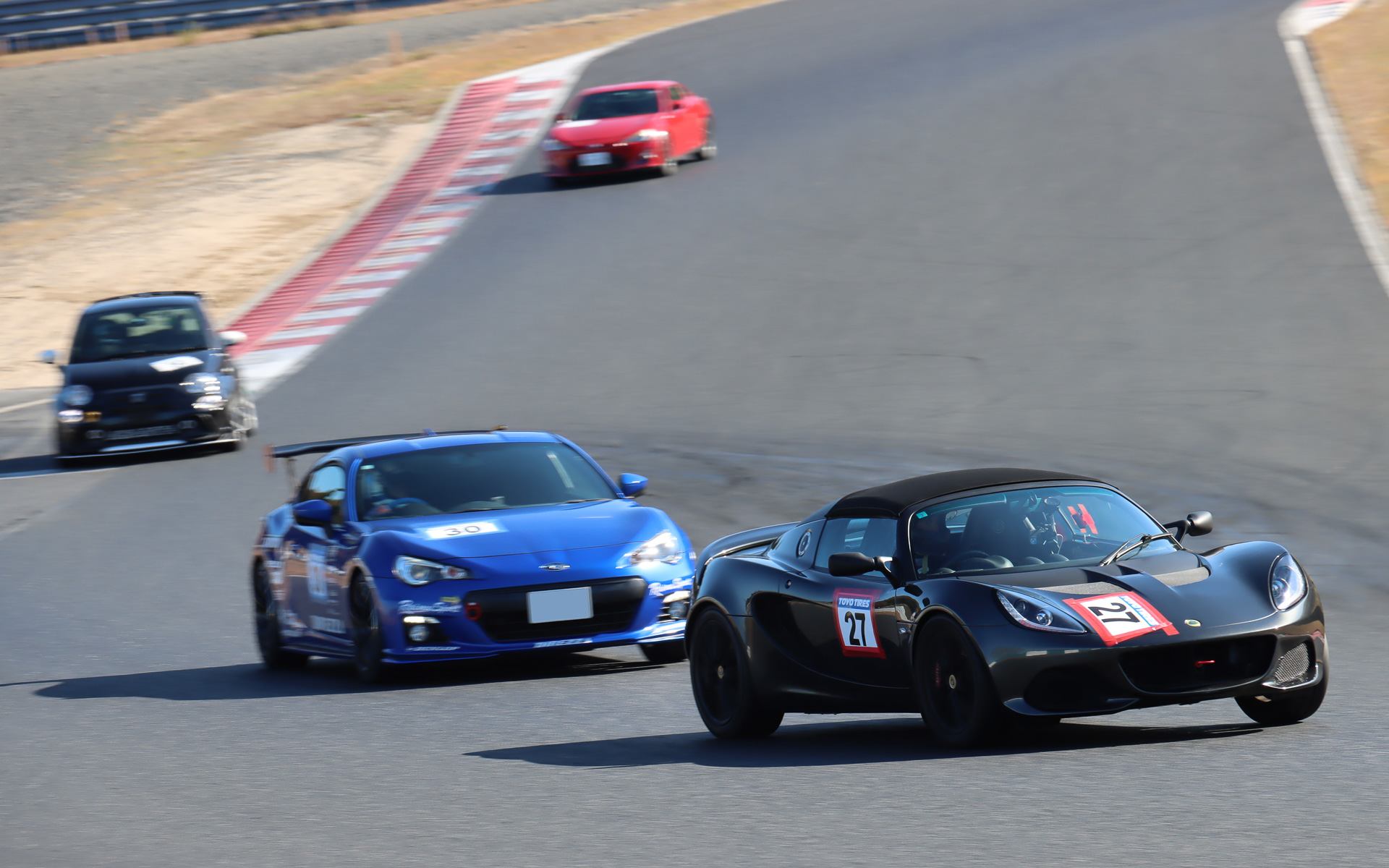 Bクラス参加者によるコース走行