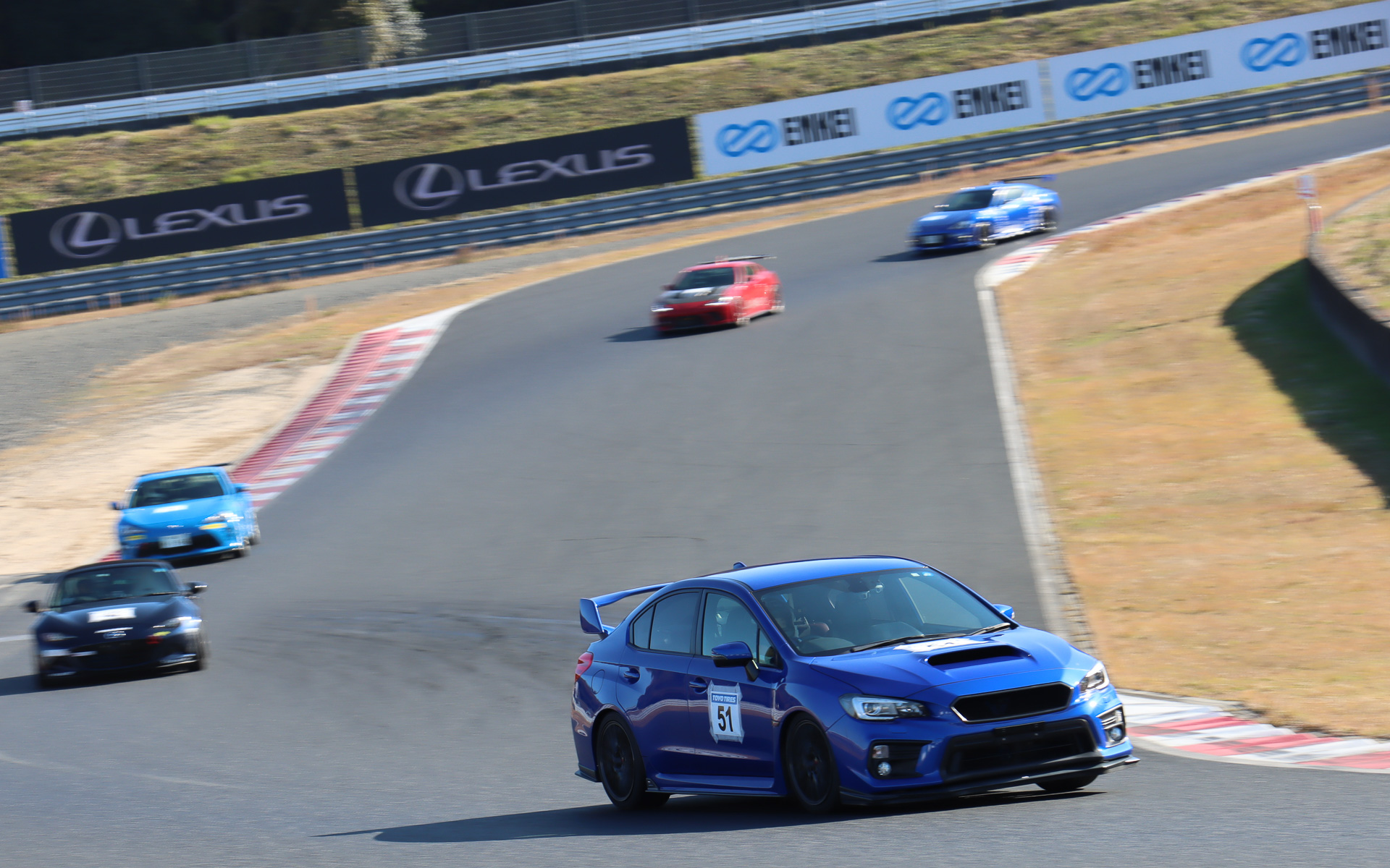 Bクラス参加者によるコース走行