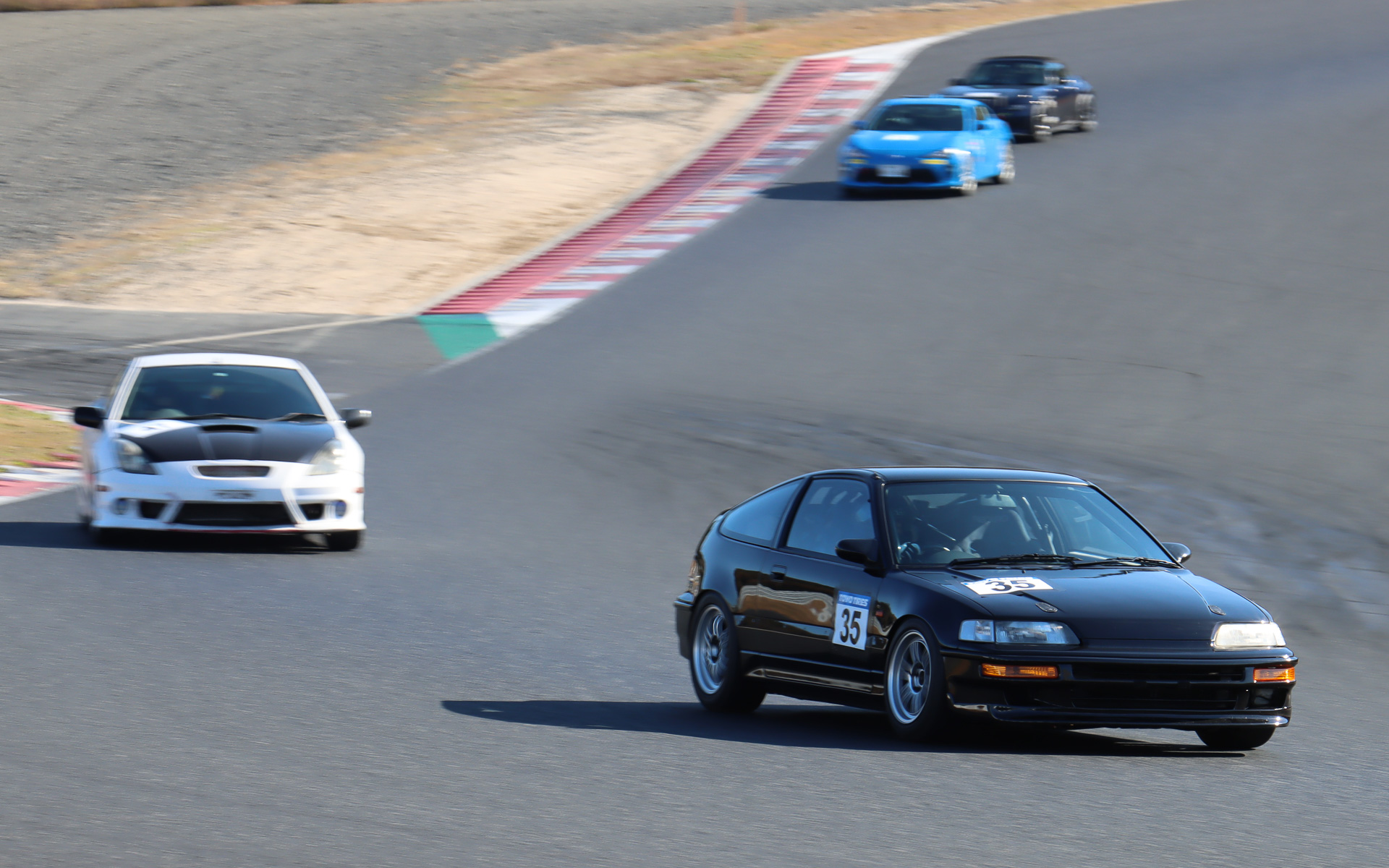 Bクラス参加者によるコース走行