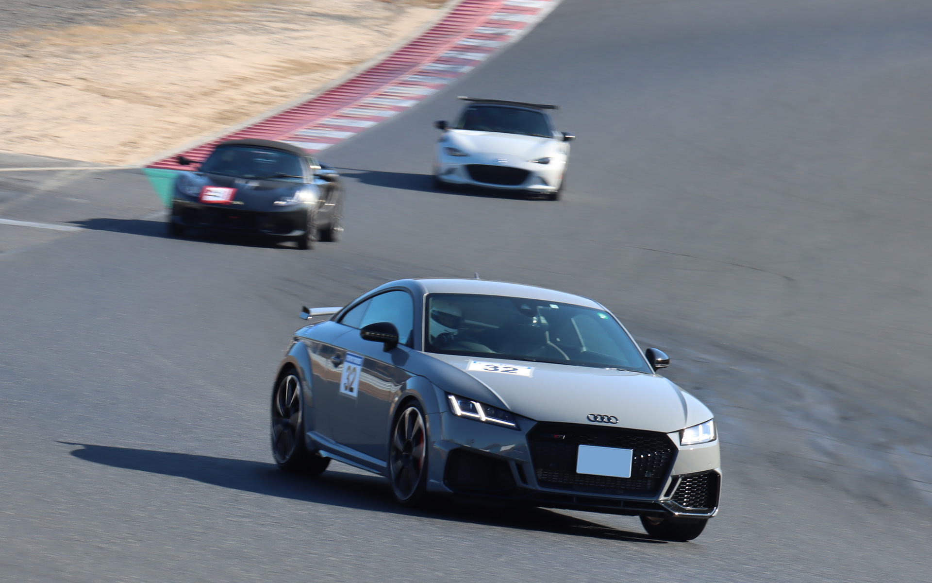 Bクラス参加者によるコース走行