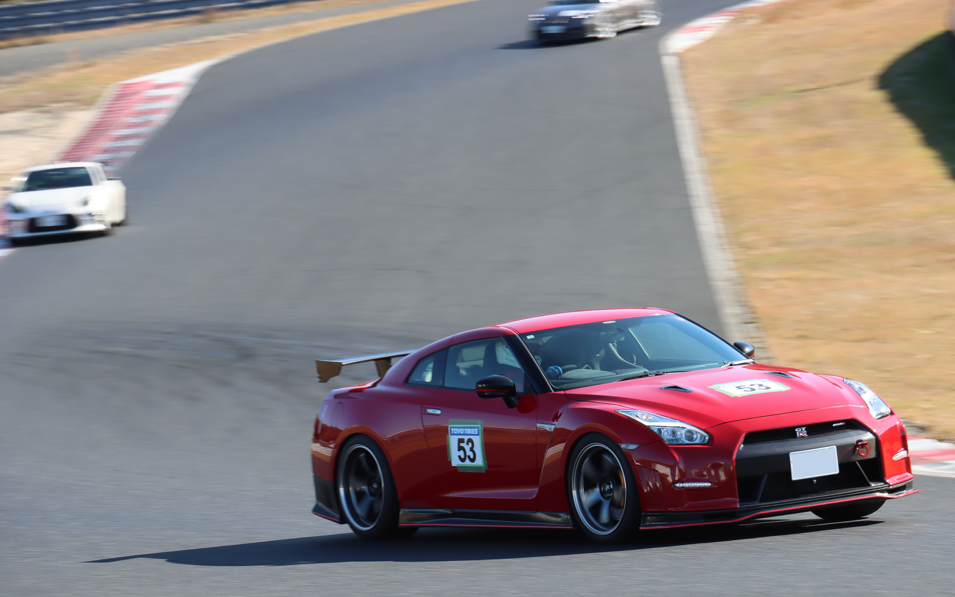 Bクラス参加者によるコース走行