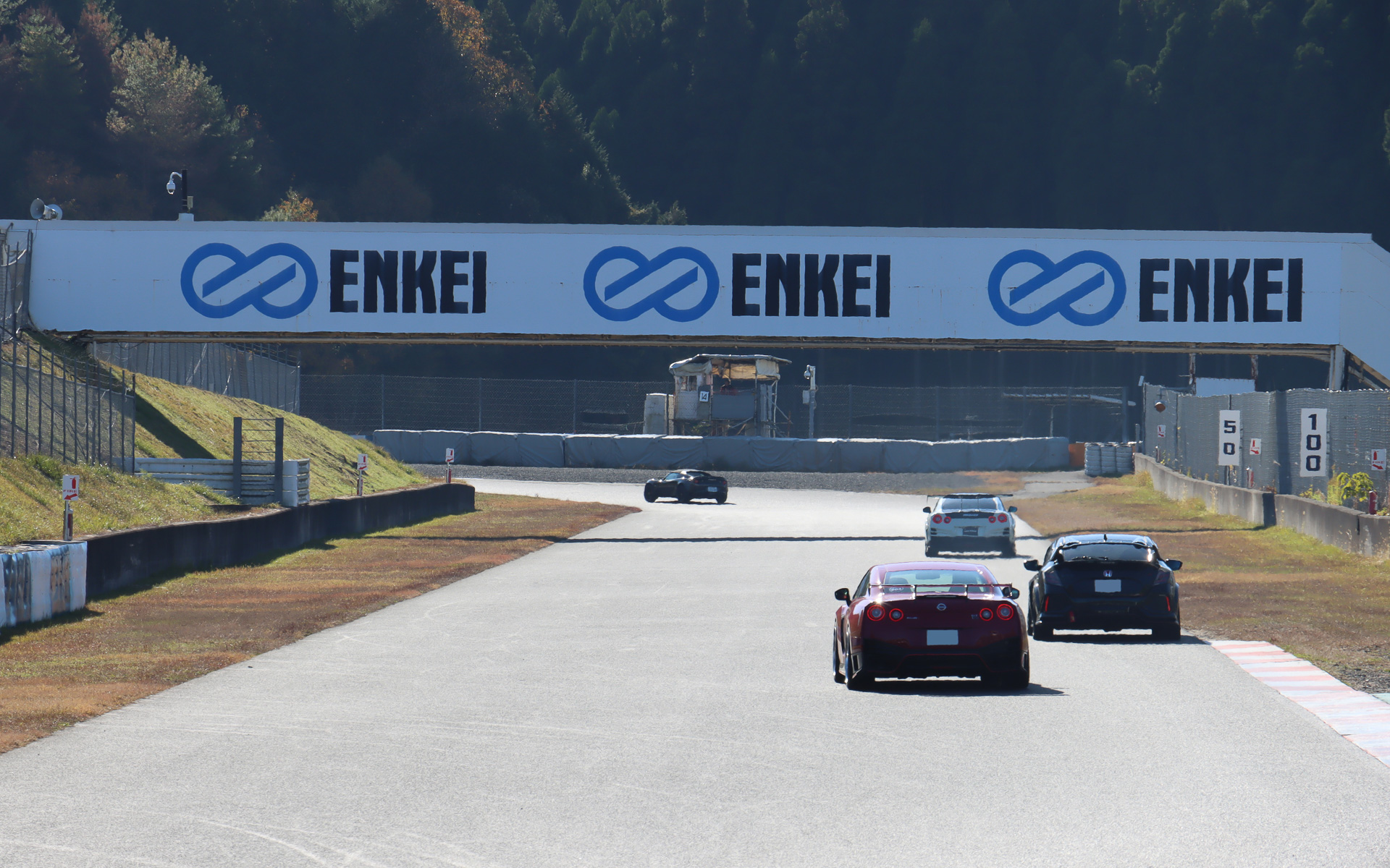 Bクラス参加者によるコース走行