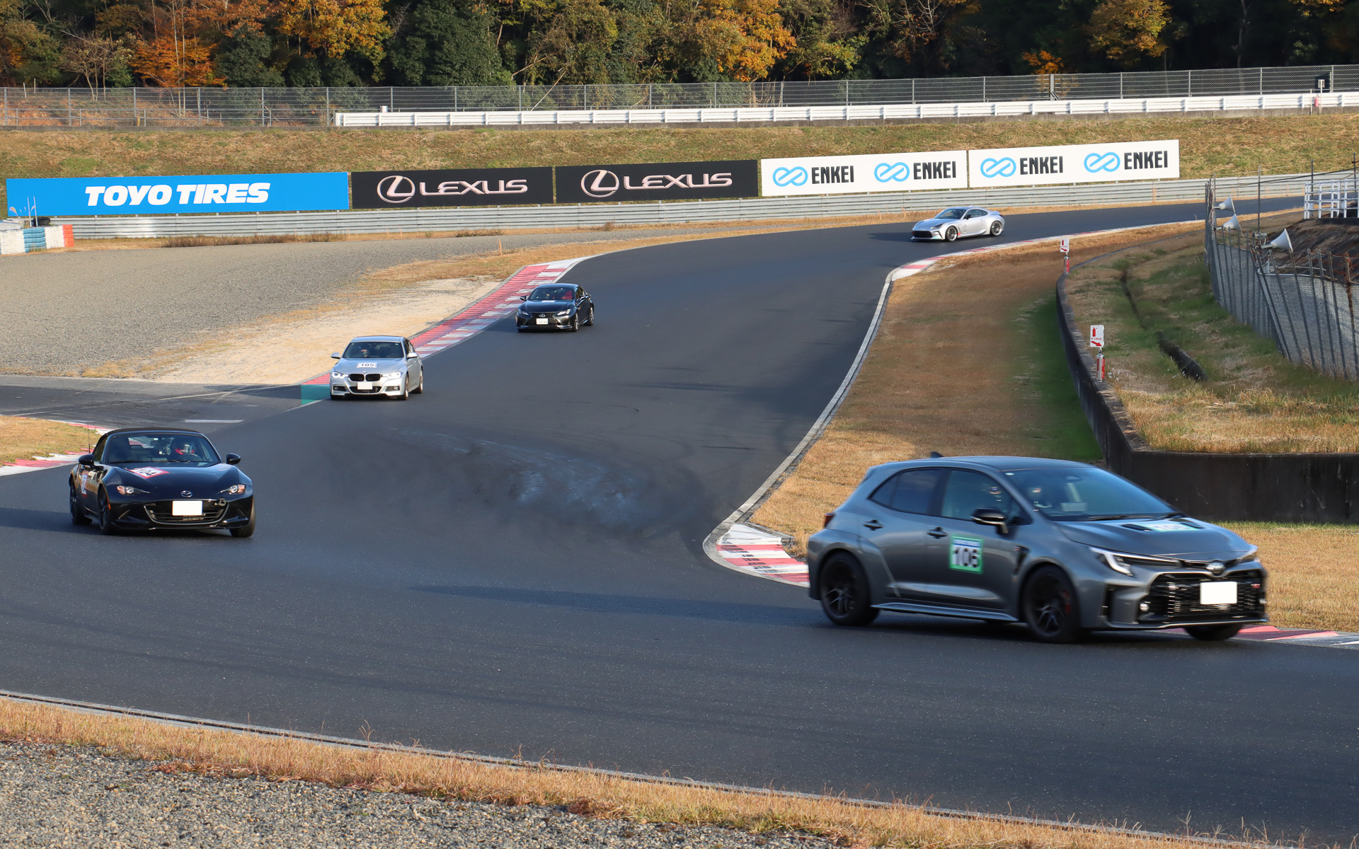 スタートアップクラス参加者によるコース走行