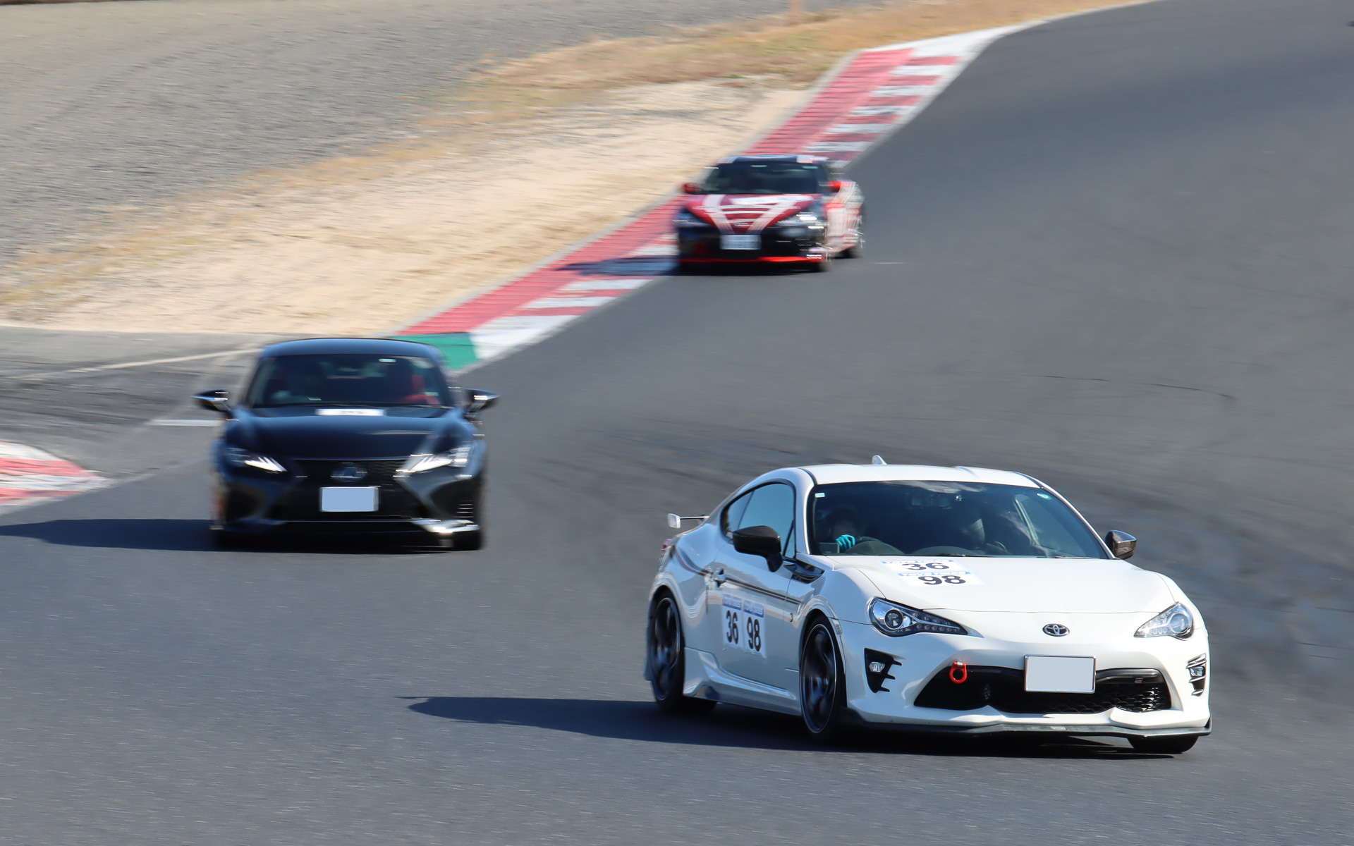 スタートアップクラス参加者によるコース走行